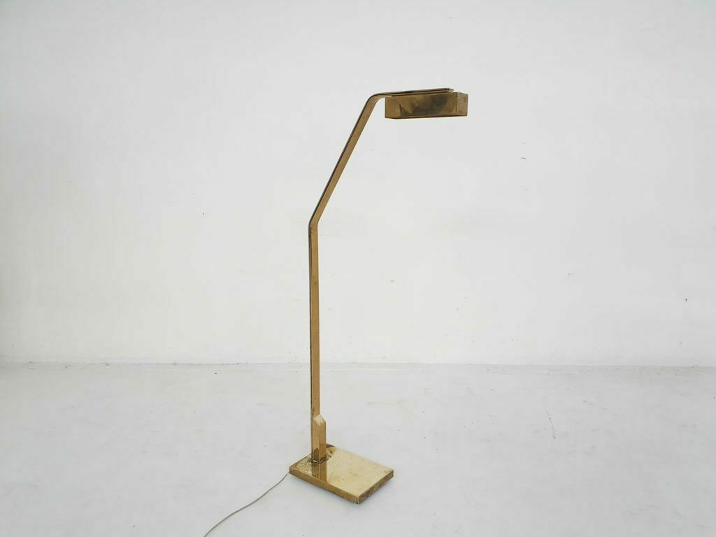 Heavy Brass Design Floor Lamp By Cassella, U.S.A. 1980's