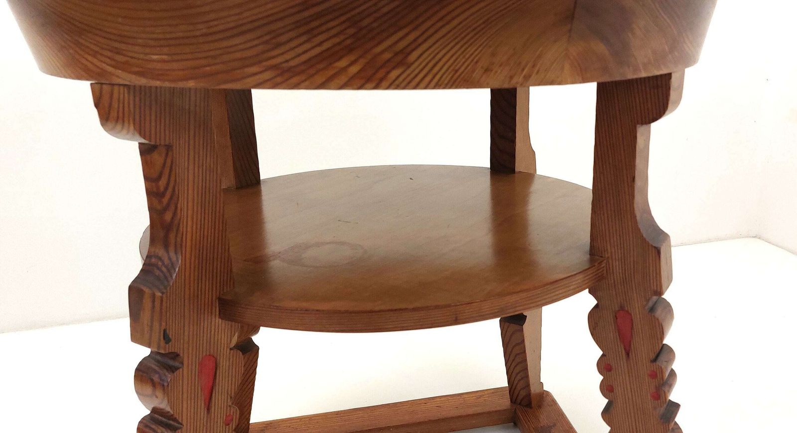 Cottage Table / Rustic Wooden Table / 1960s / Solid Wood Vintage Table / Coffe Table photo Furniture