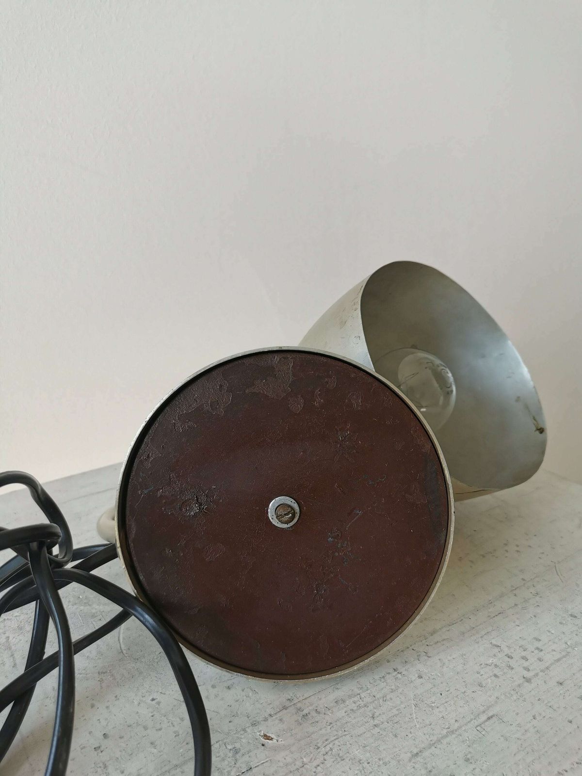 Vintage Table Lamp / 1970 Retro Light / Varnish Table Lamp / Mid Century / Gift / Nightstand Lamp / Desk Lamp photo 104.0