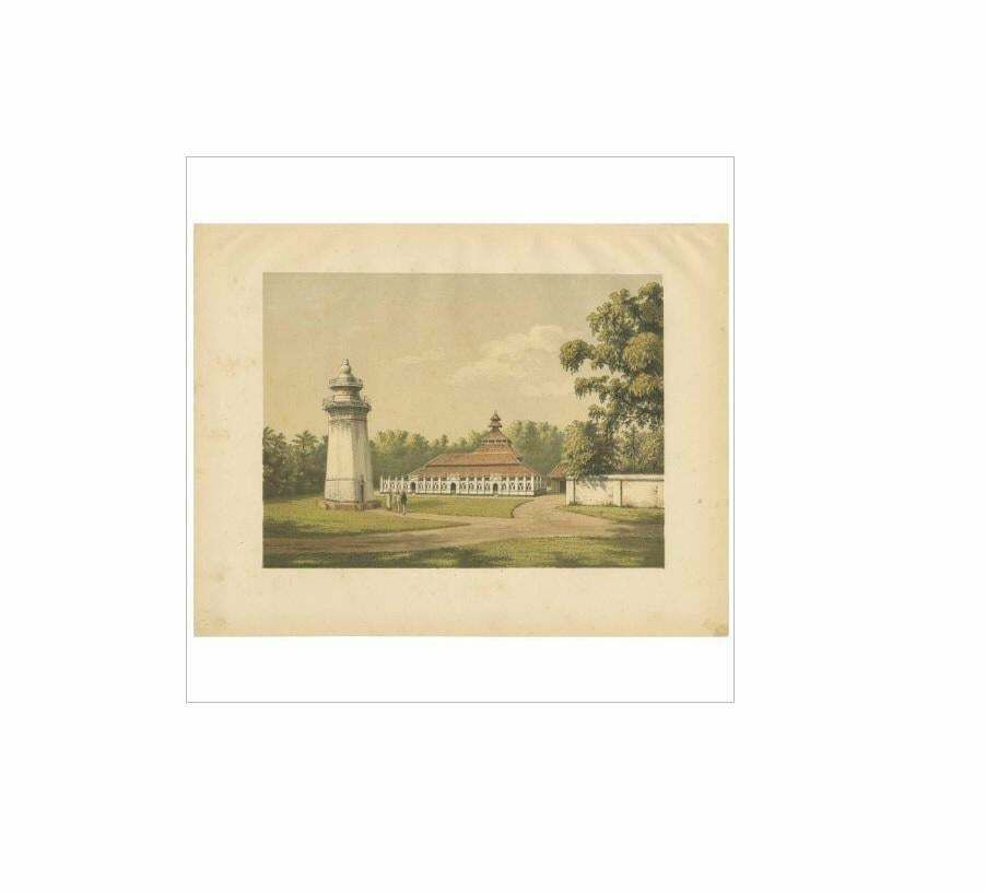 Antique Print Of A Scene On Java By M.T.H. Perelaer, 1888 photo Art