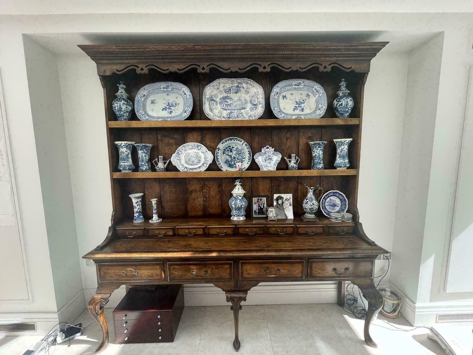 18th Century Antique Oak Kitchen Dresser photo furniture