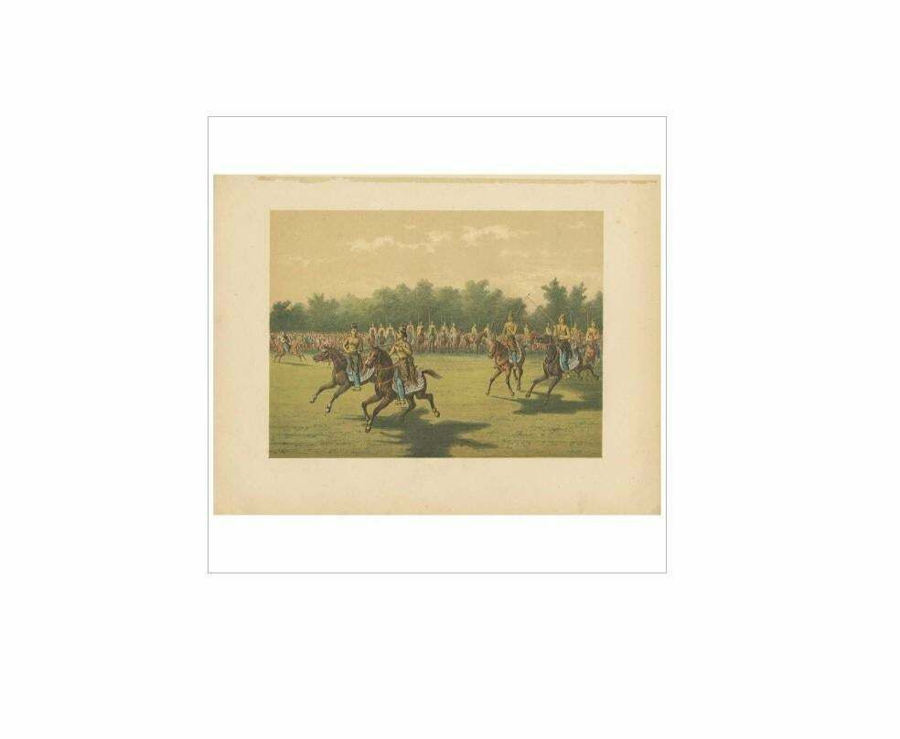 Antique Print Of A Ceremony For The Raden Ajoe By M.T.H. Perelaer, 1888 £104.96 photo furniture