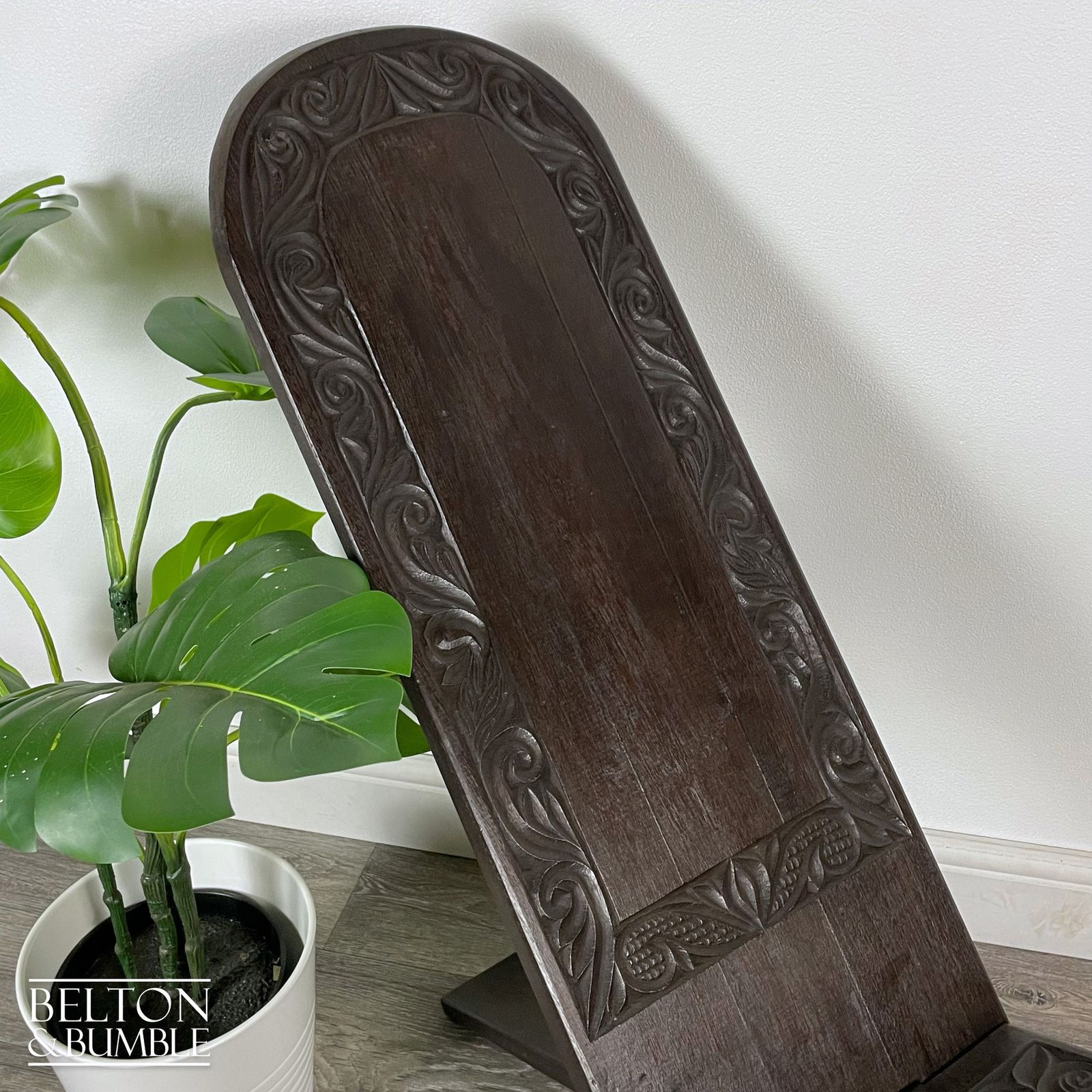 Carved African Palaver Chair photo Furniture