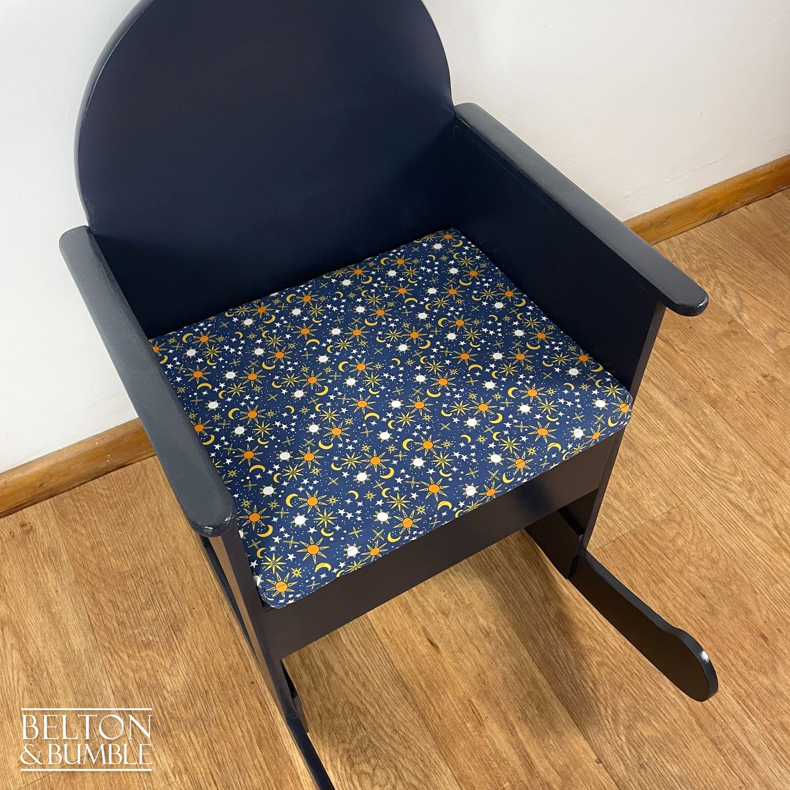 Small Child’s Rocking Chair In Navy photo furniture