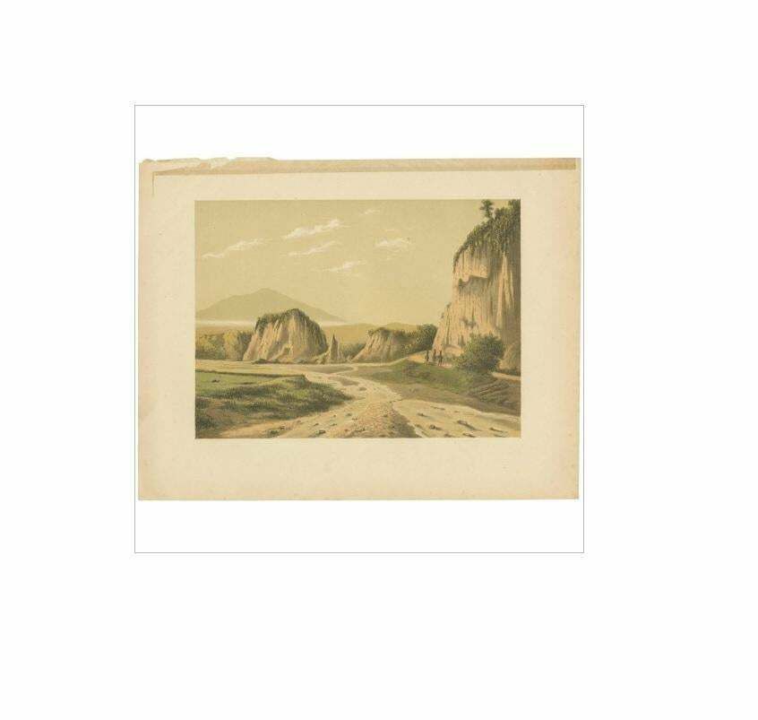 Antique Print Of Ngarai Sianok 'Sumatra' By M.T.H. Perelaer, 1888 photo for sale