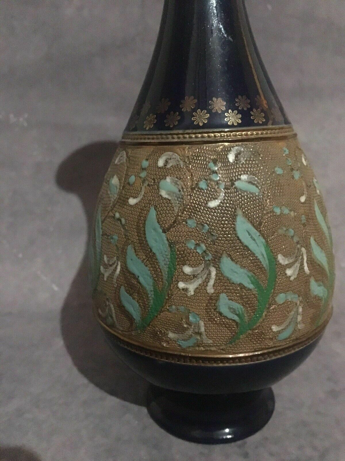 Doulton Lambeth Antique Stoneware Vase Victorian Stoneware Pottery photo Home Decor