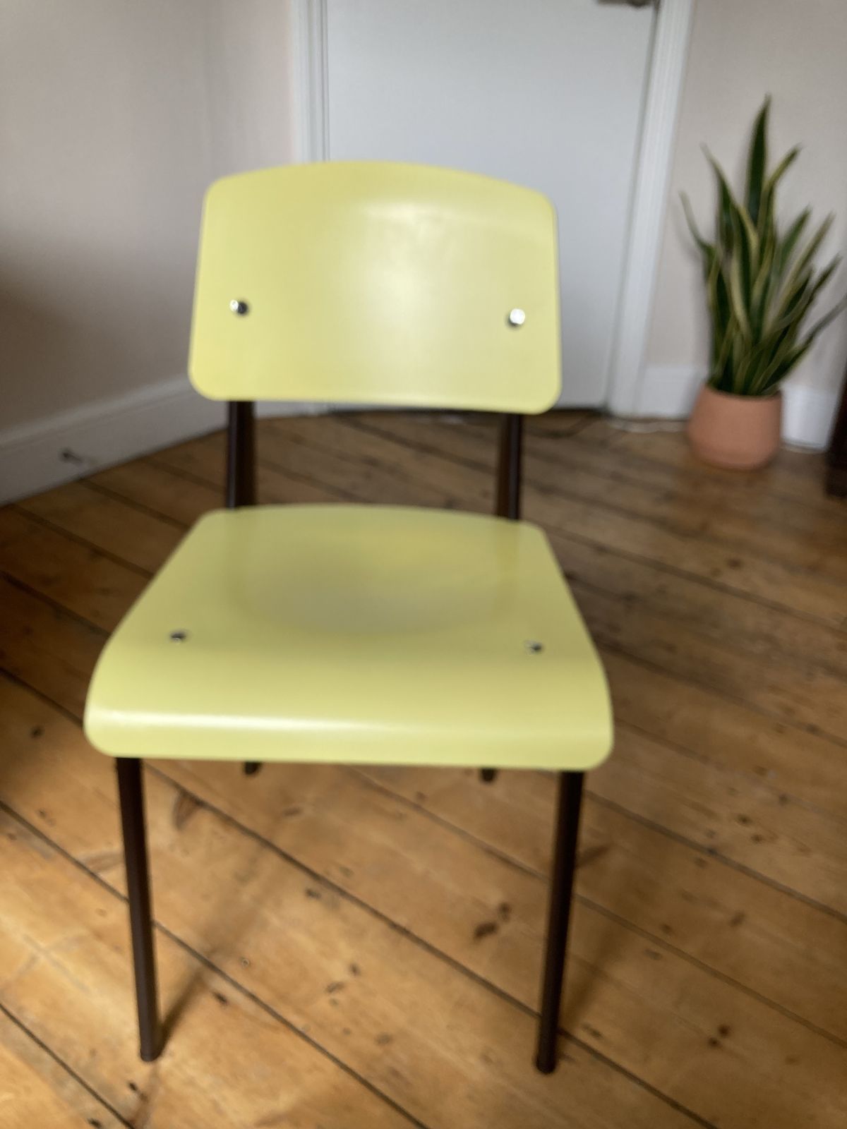 Vitra Jean Prouve Standard Chair   Yellow photo Furniture