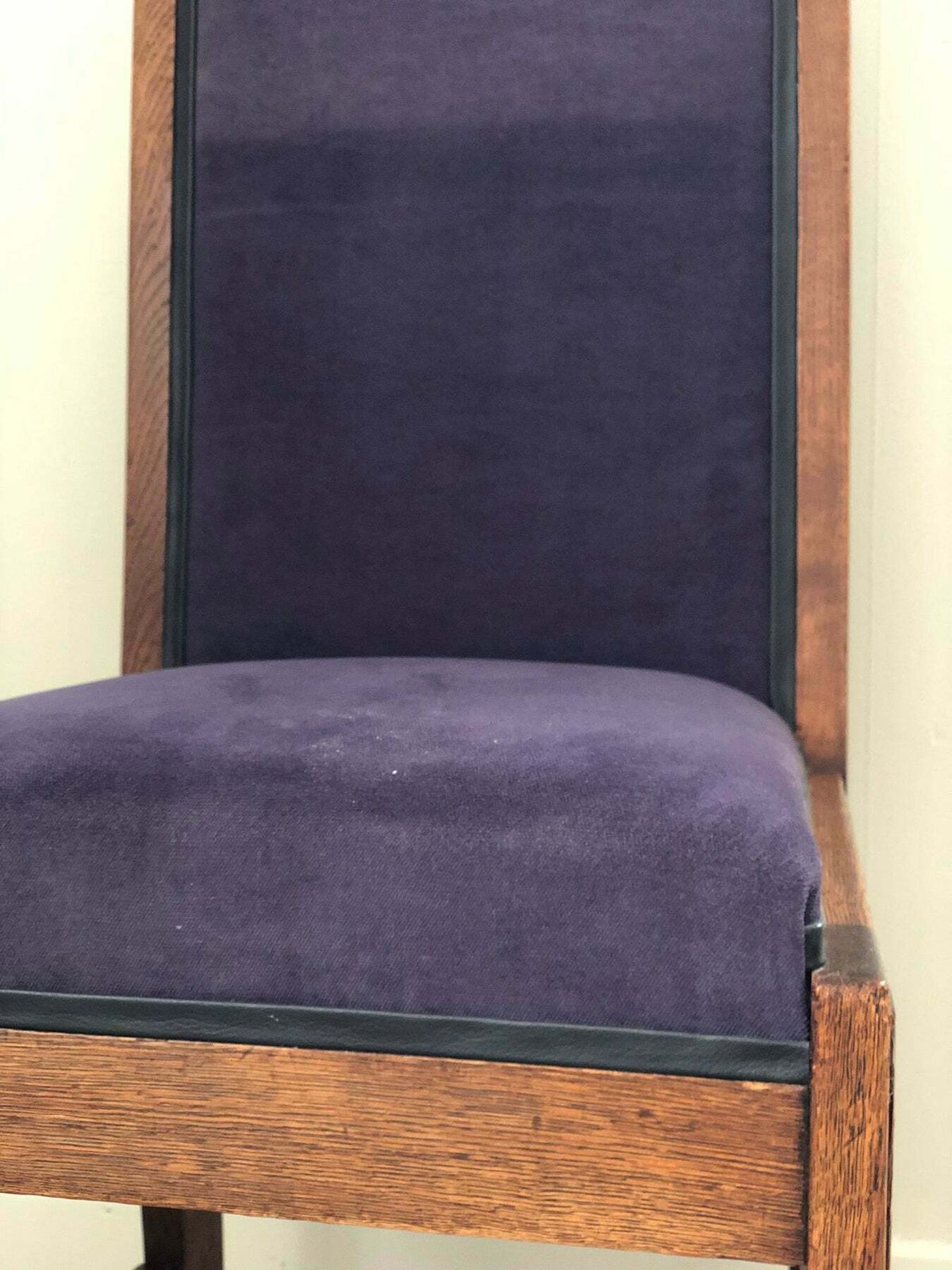 Pair Of 4 Art Deco Haagse School Dining Chair Frits Spanjaard 1930s photo vinterior