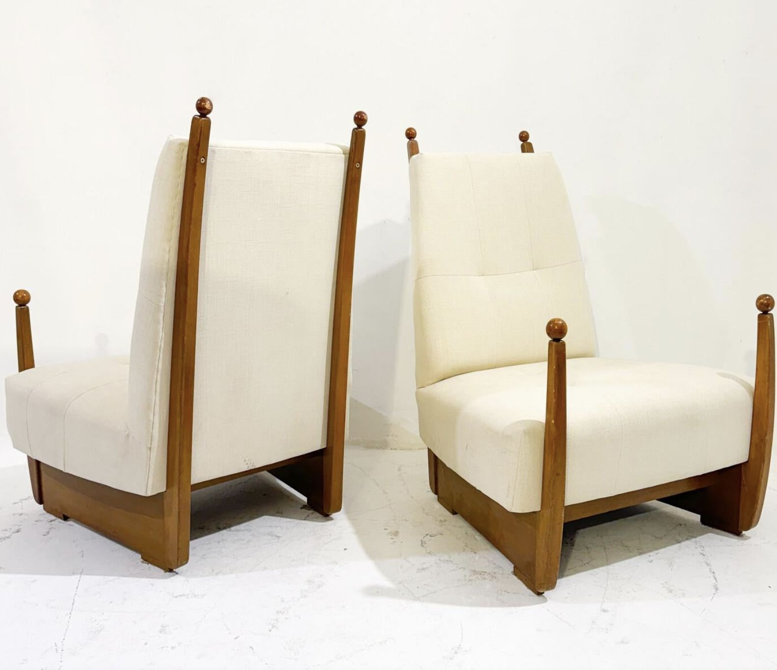 Mid Century Modern Pair Of Hungarian Armchair, 1960s  New Upholstery photo furniture