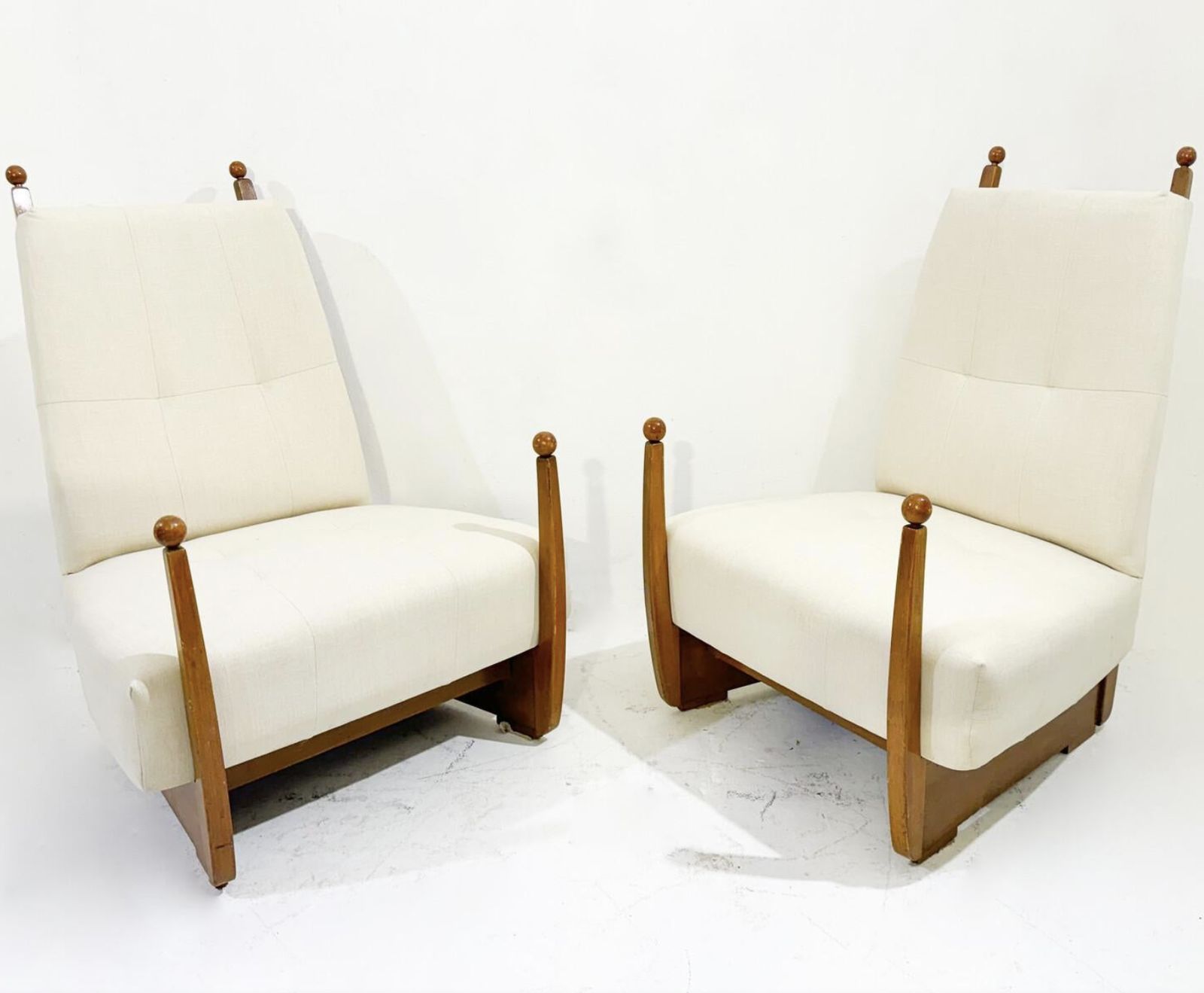 Mid Century Modern Pair Of Hungarian Armchair, 1960s  New Upholstery photo 4720.0