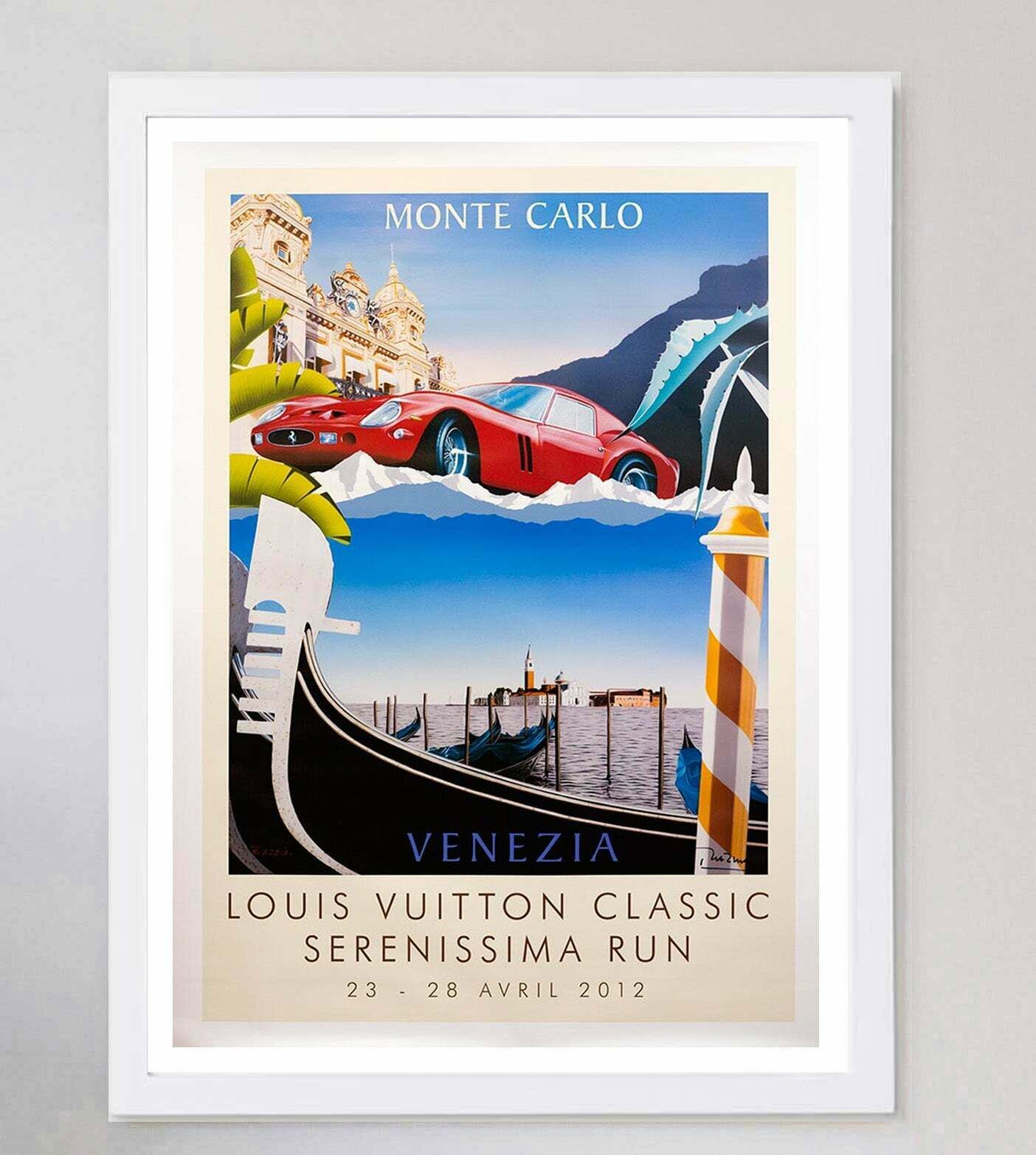 Louis Vuitton Classic Monte Carlo   Venezia 2012   Razzia Original Vintage Poster photo for sale