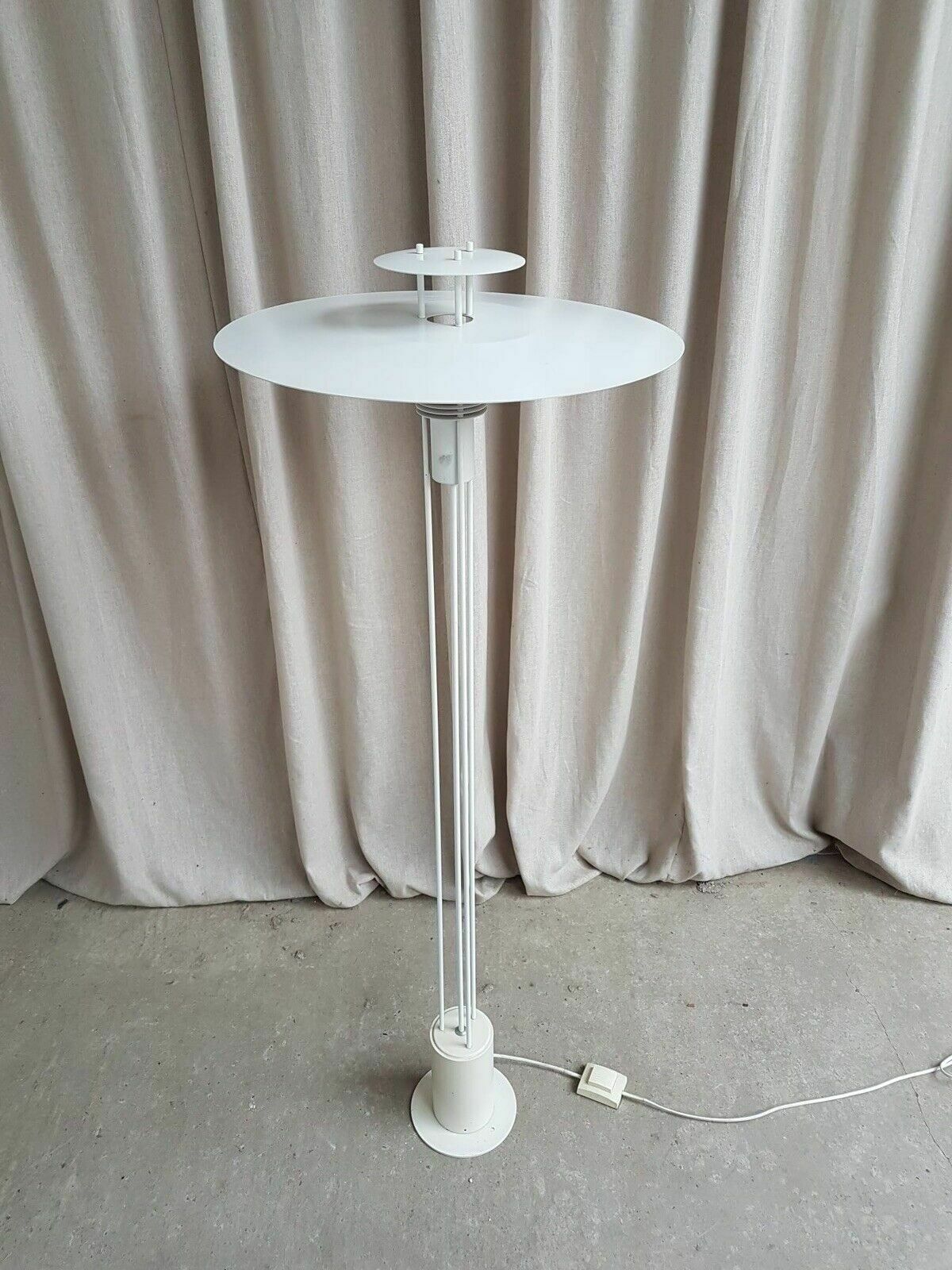 photo furniture Vtg Late Mid Century Benny Frandsen Modernist Floor Lamp Danish Scandi #423