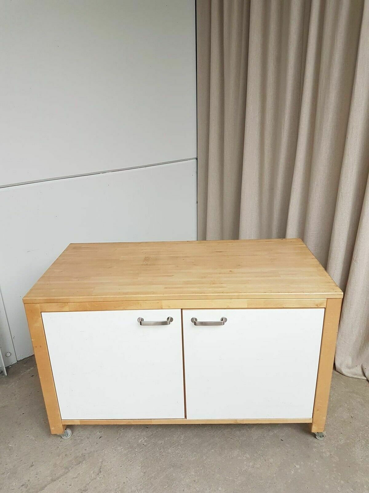 Vtg Mid Century Modernist Style Ikea Varde Sideboard Kitchen Cupboard R426 photo Furniture