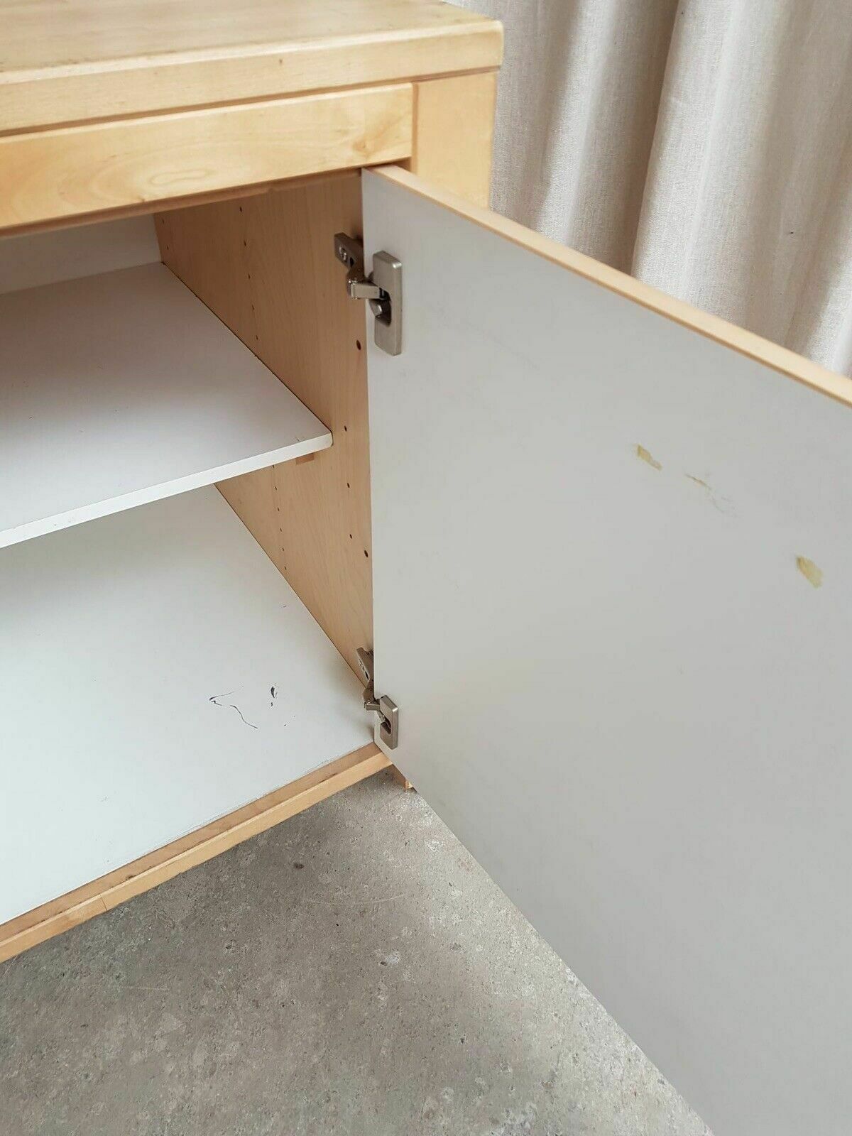 540.5 Vtg Mid Century Modernist Style Ikea Varde Sideboard Kitchen Cupboard R426 photo