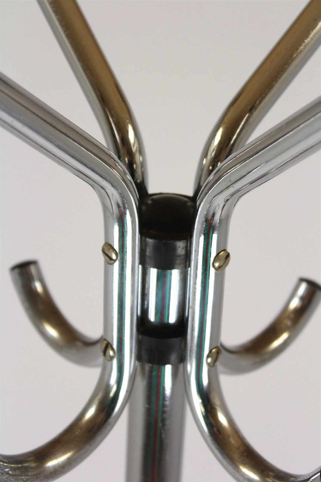 Bauhaus Chrome Plated Coat Racks, 1930s, Set Of 3 photo vintage