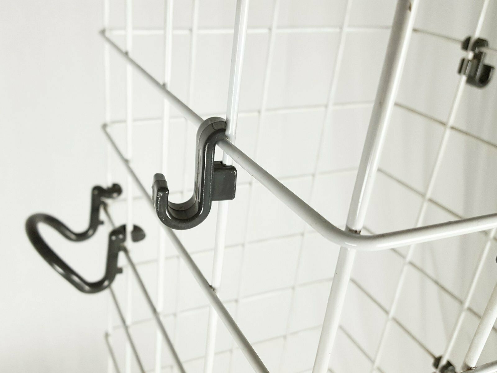 Home Decor Grey Plastic & White Metal Freestanding 4788 Clothes Stand By Anna Castelli Ferrieri For Kartell, 1980s photo
