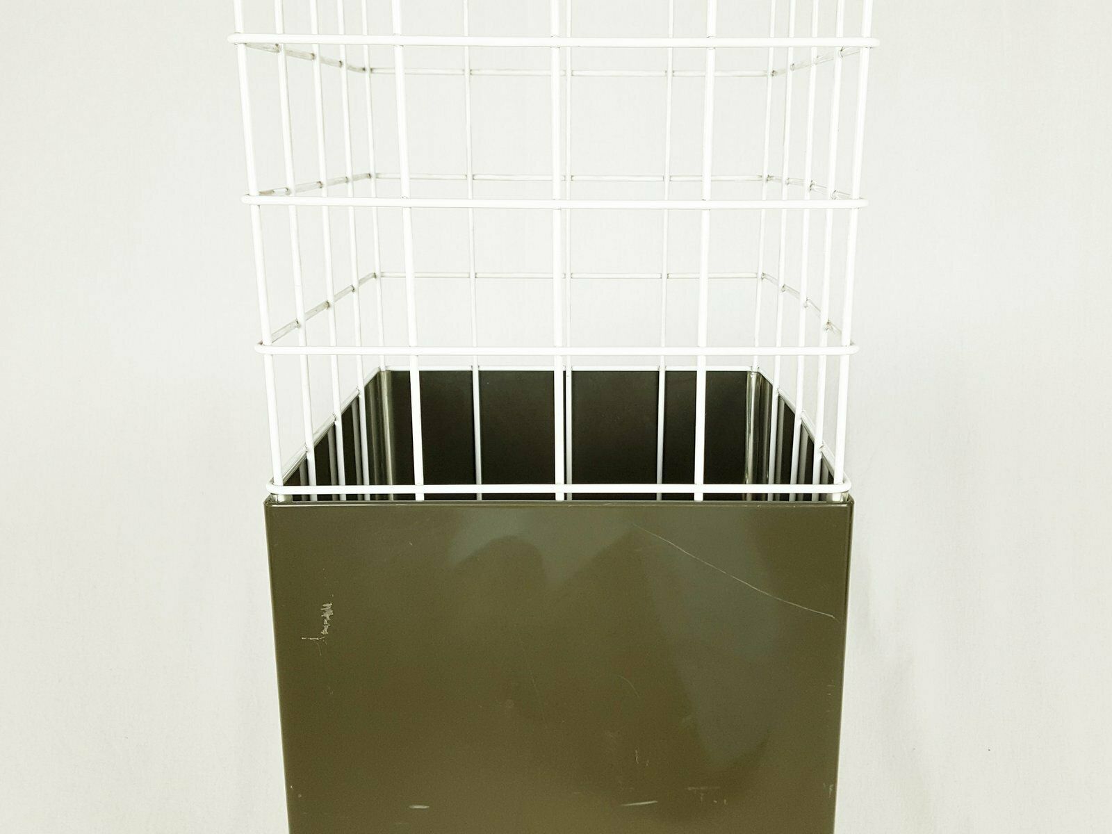 650.0 Grey Plastic & White Metal Freestanding 4788 Clothes Stand By Anna Castelli Ferrieri For Kartell, 1980s photo