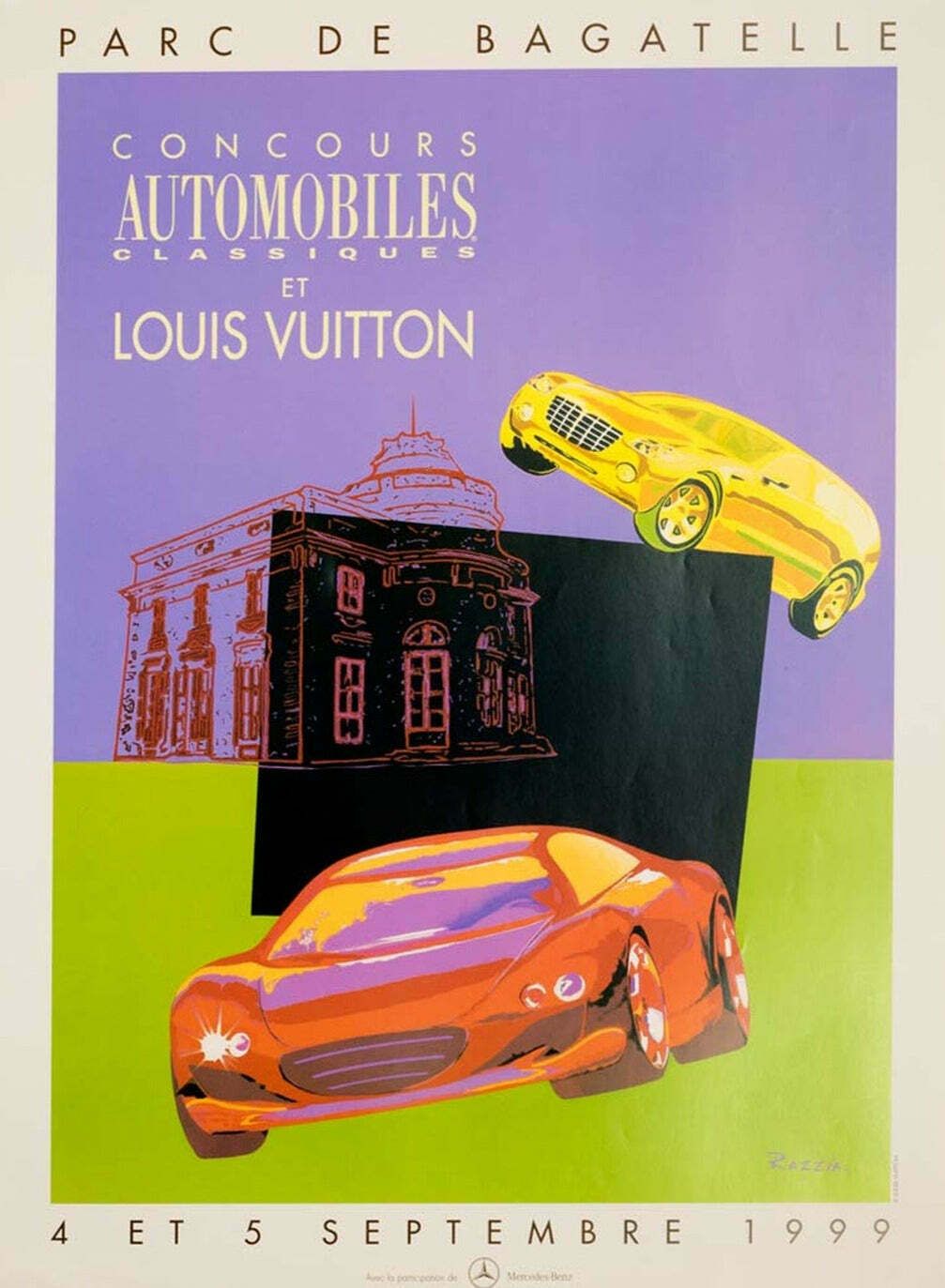 Louis Vuitton Bagatelle 1999   Razzia Original Vintage Poster