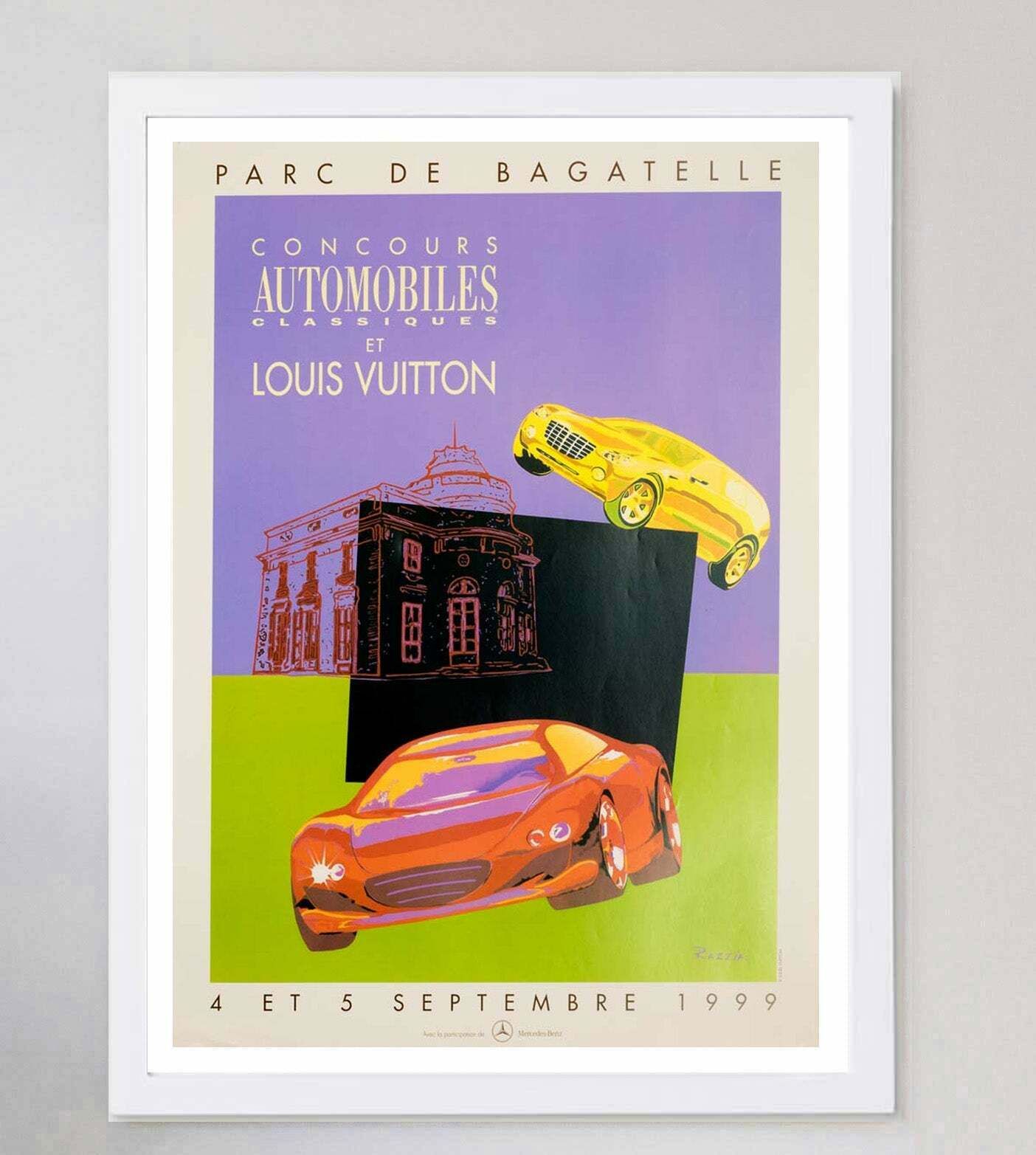 Louis Vuitton Bagatelle 1999   Razzia Original Vintage Poster photo for sale
