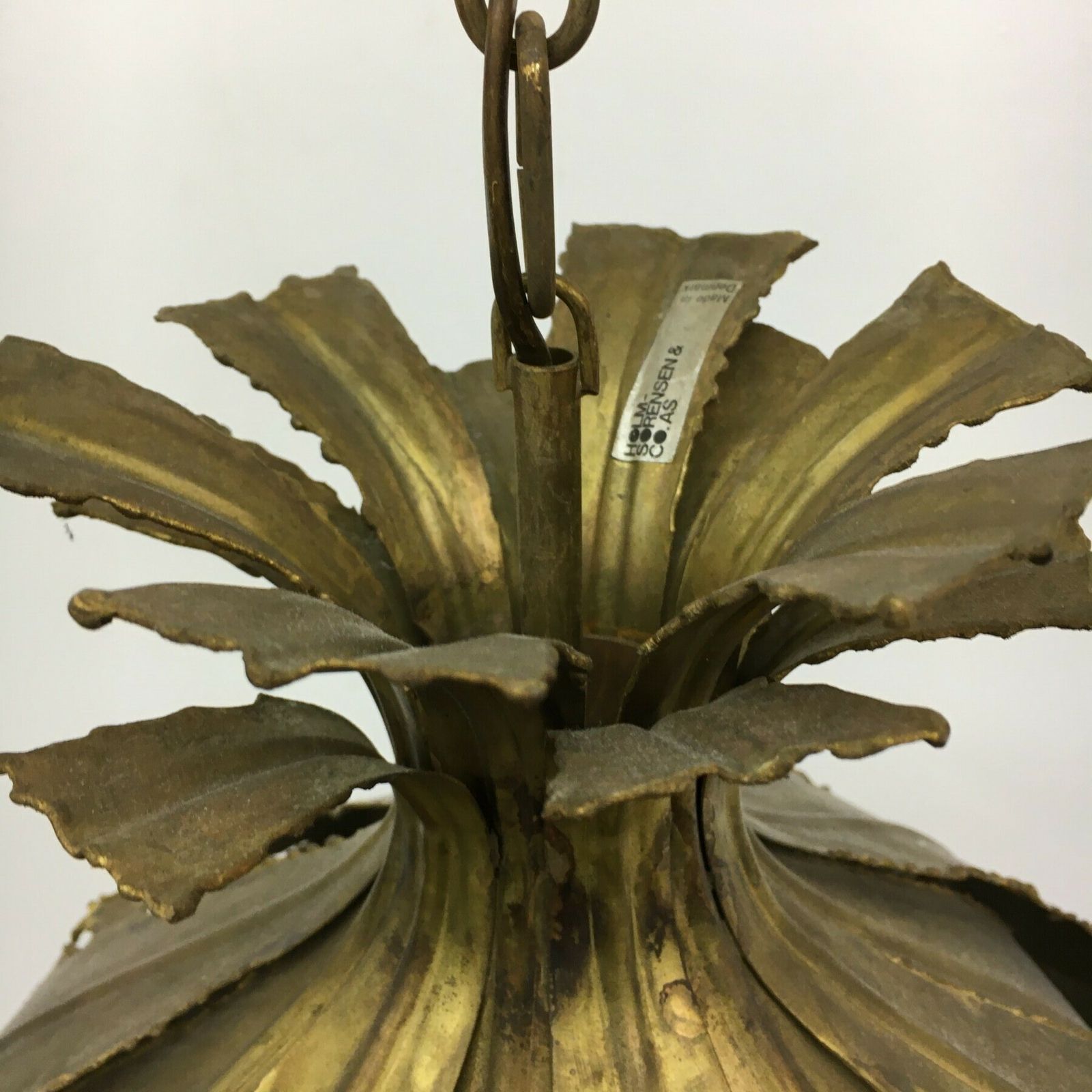 Brutalist Messing Hanglamp Van Svend Aage Holm Sorensen, Jaren 1960 photo 563.0