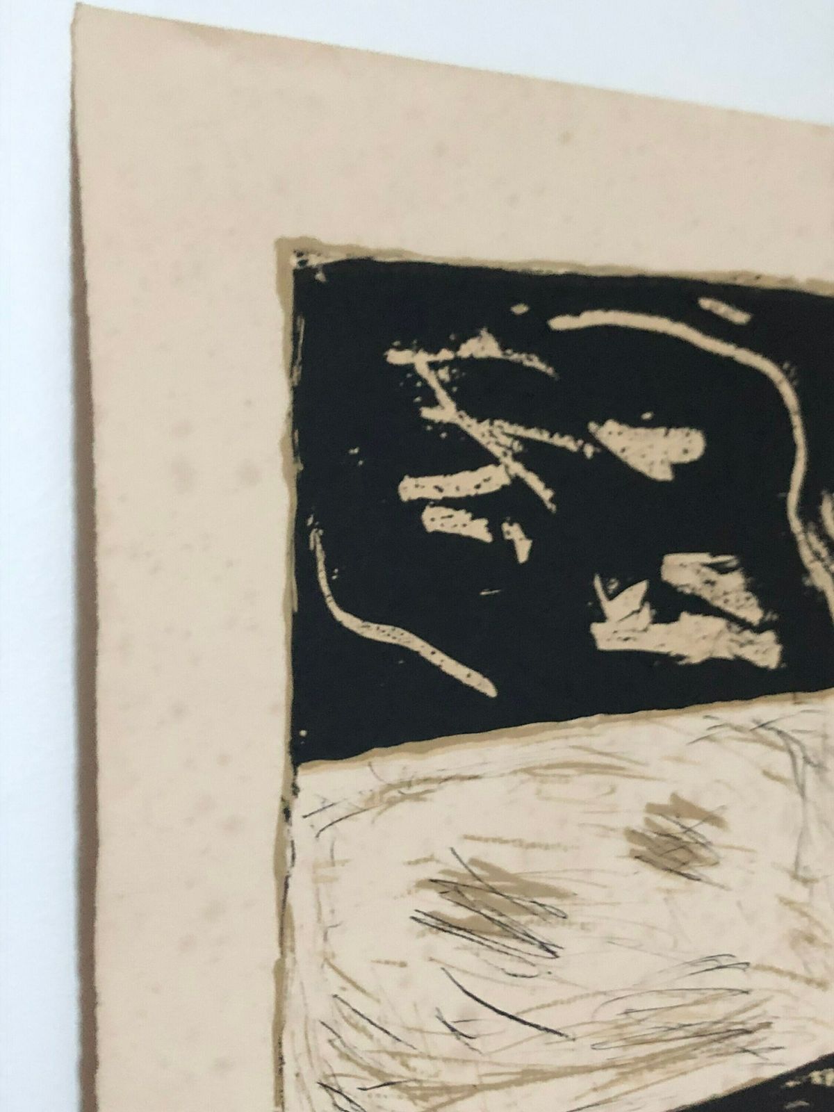 Peter Brandes (1944 ) Vintage Original Lithograph   Abstract Expressionist Art By Renowned Artist From Denmark photo for sale