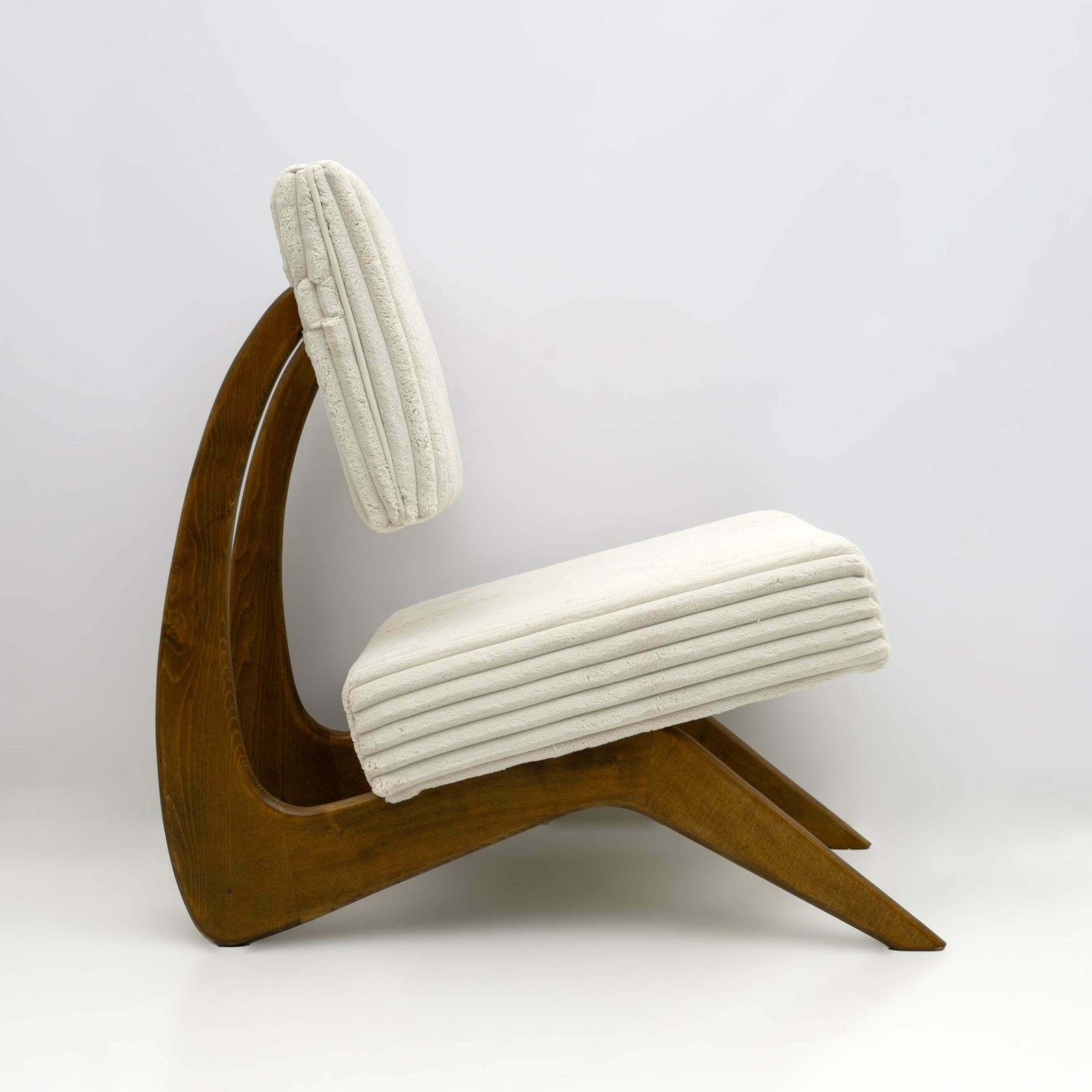 Pair Of Adrian Pearsall Midcentury Walnut Lounge Chairs For Craft Associates photo furniture