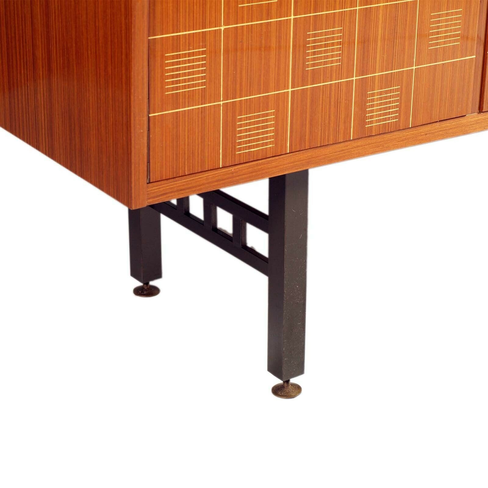 1960s Sideboard La Permanente Mobili Cantù In Veneered Rosewood With Maple Inlay photo Furniture