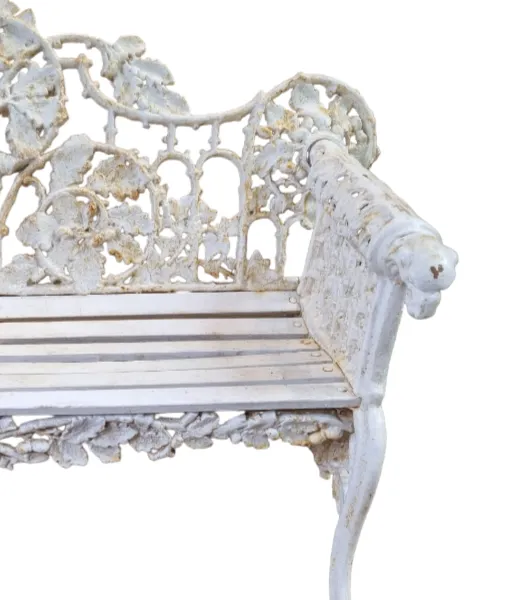 Cast Iron Coalbrookedale Style Bench photo Garden Furniture