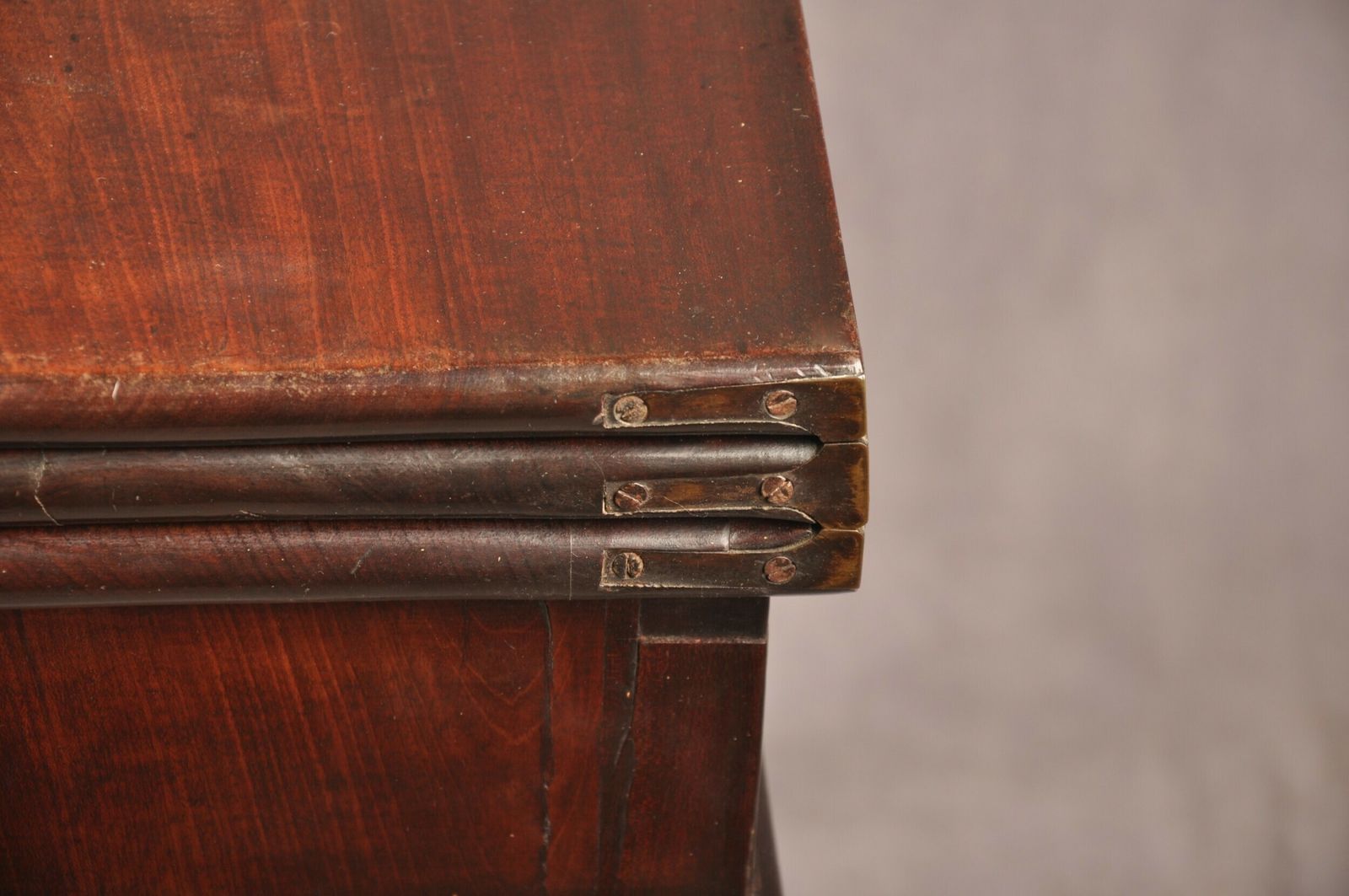 photo buy Rare 18th Century Mahogany Triple Top Card Table
