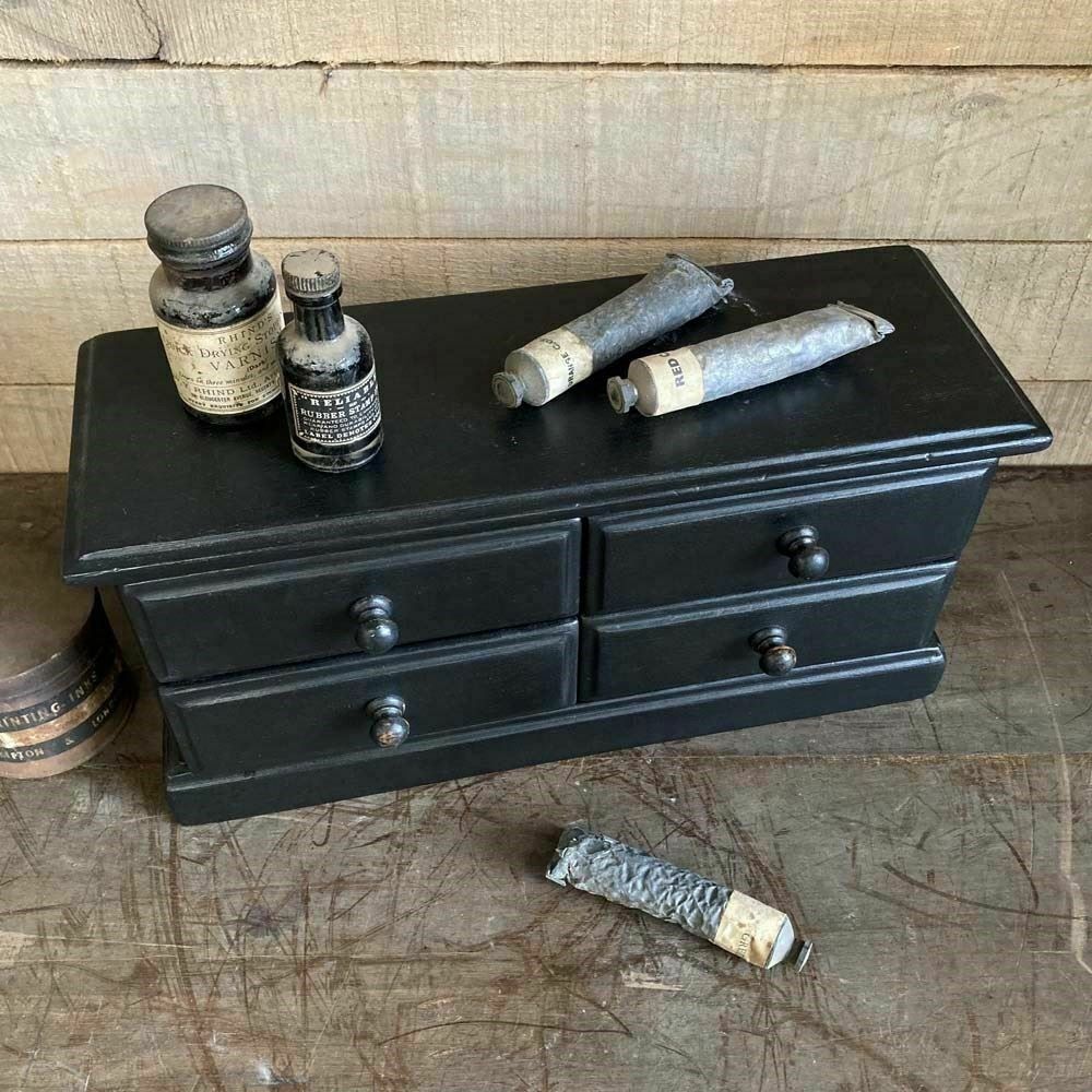Antique Table Top Pine Drawers photo Furniture
