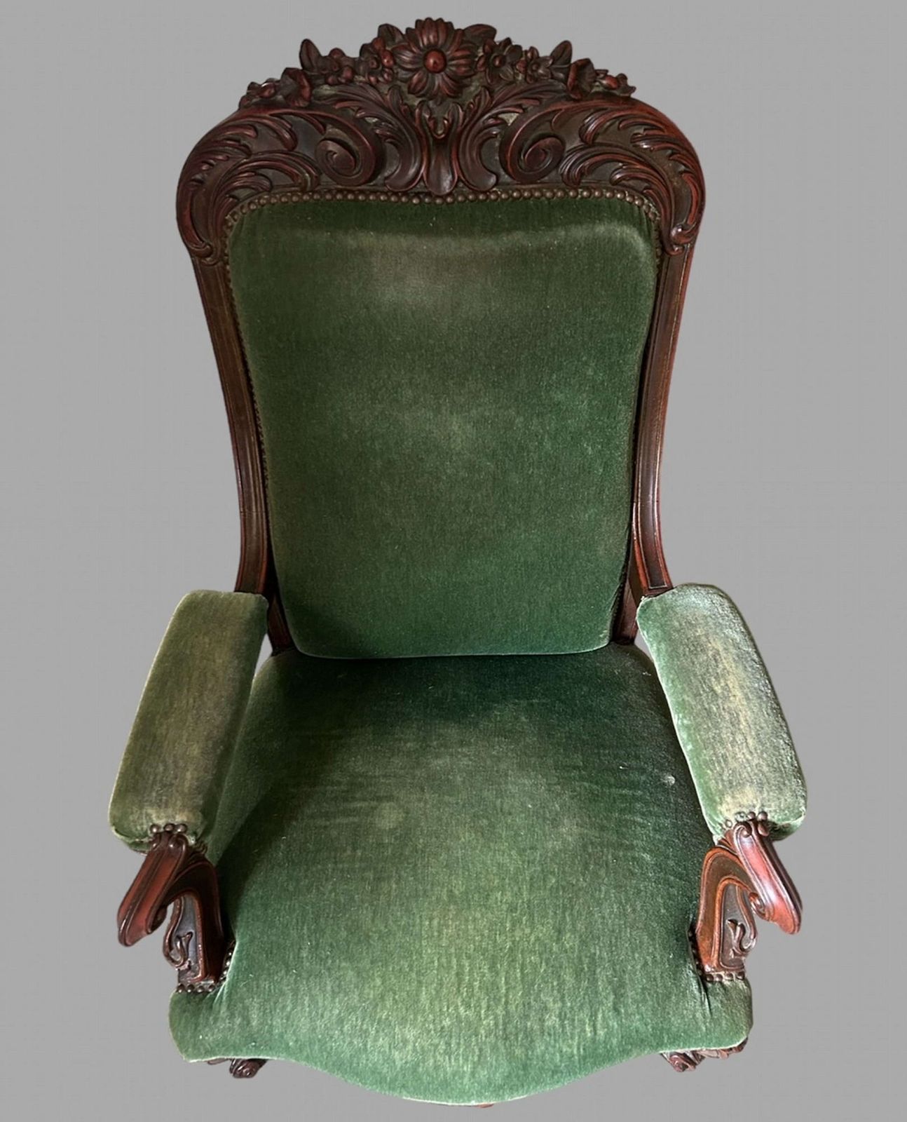 A C19th Fireside Open Armchair photo Furniture