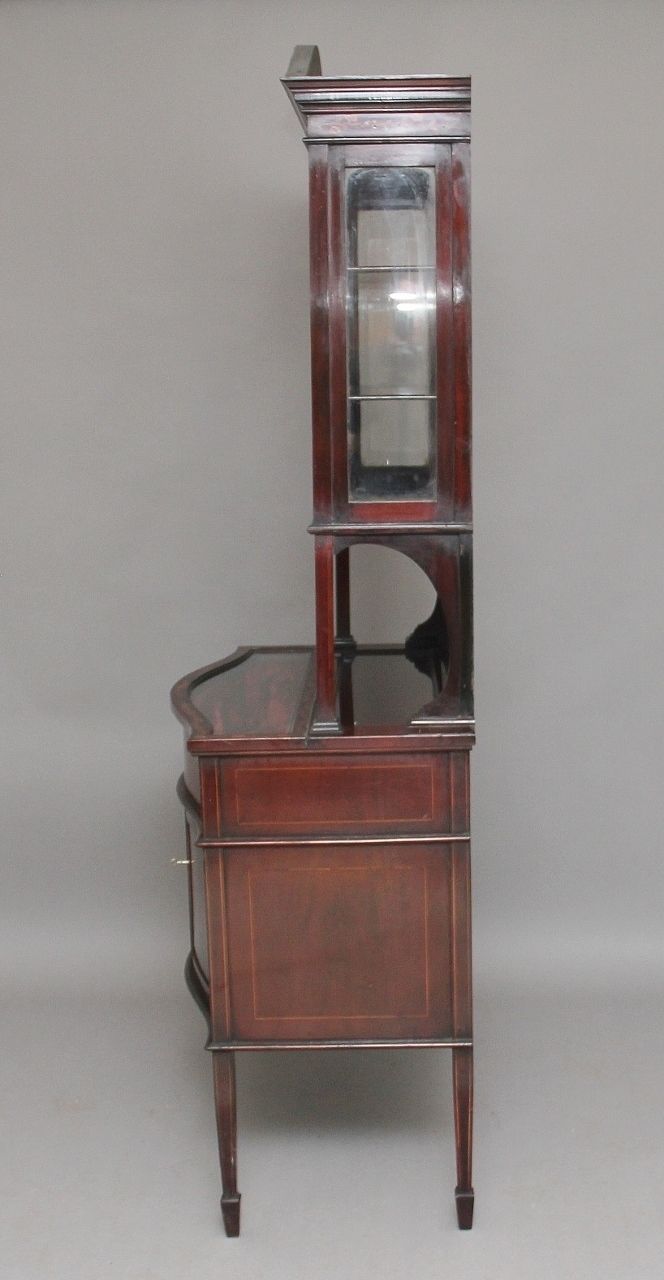 19th Century Mahogany And Inlaid Display Cabinet photo 2450.0