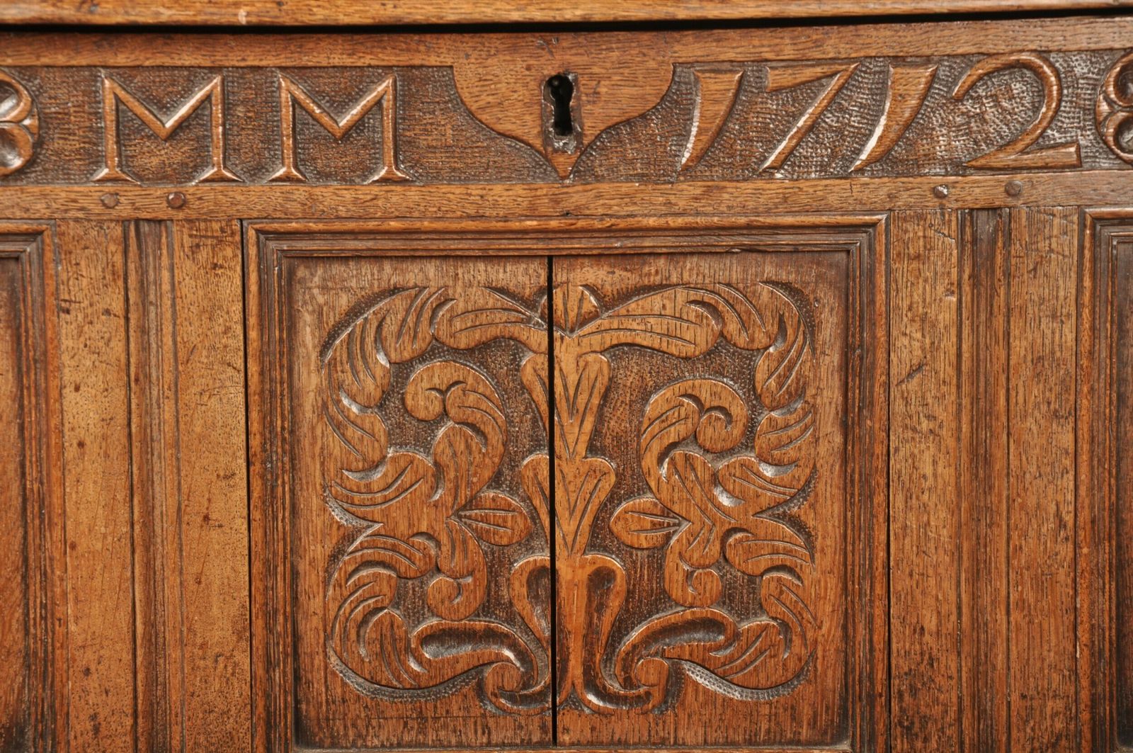 Queen Anne Oak Mule Kist, 18th Century And Earlier photo Furniture