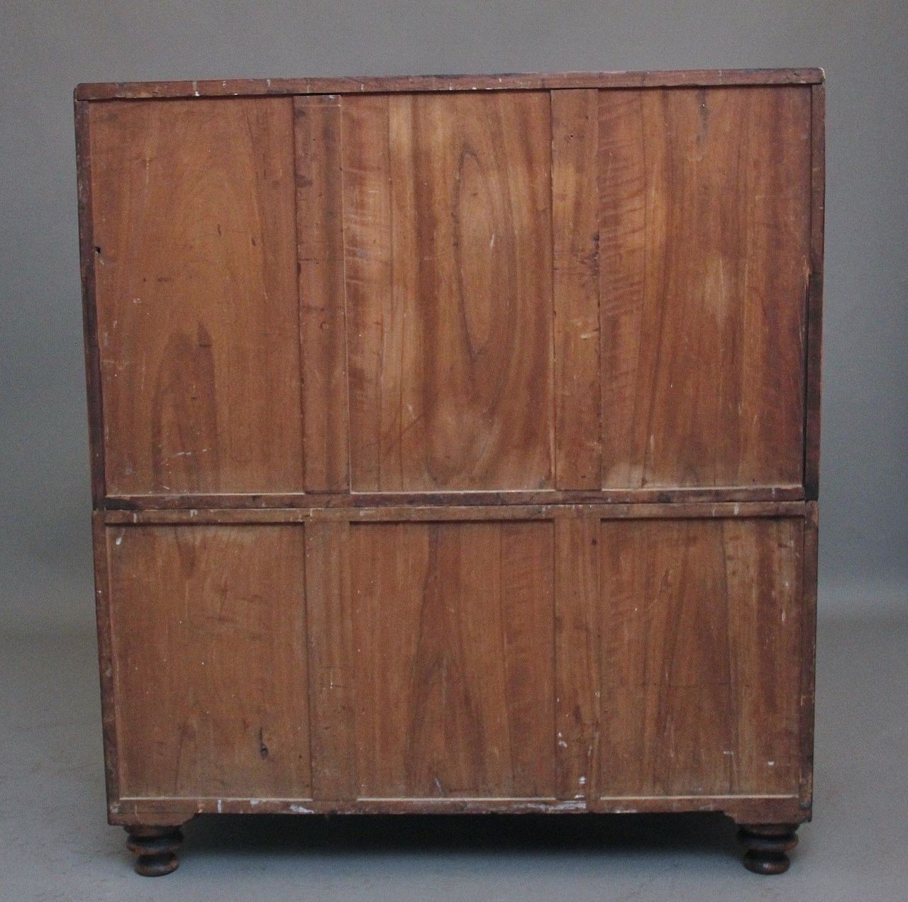 5550.0 19th Century Camphor Wood Secretaire Military Chest photo