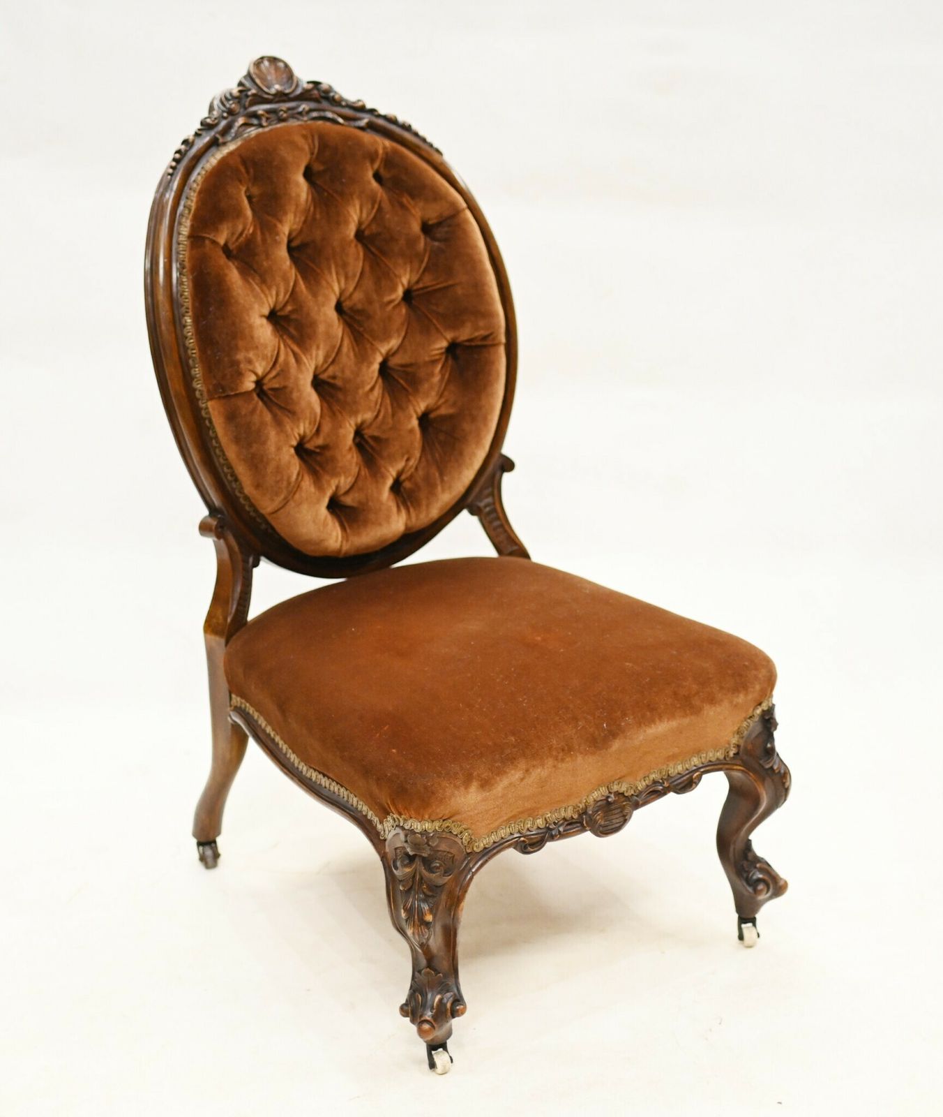 Victorian Salon Chair 1860 Nursing Seat