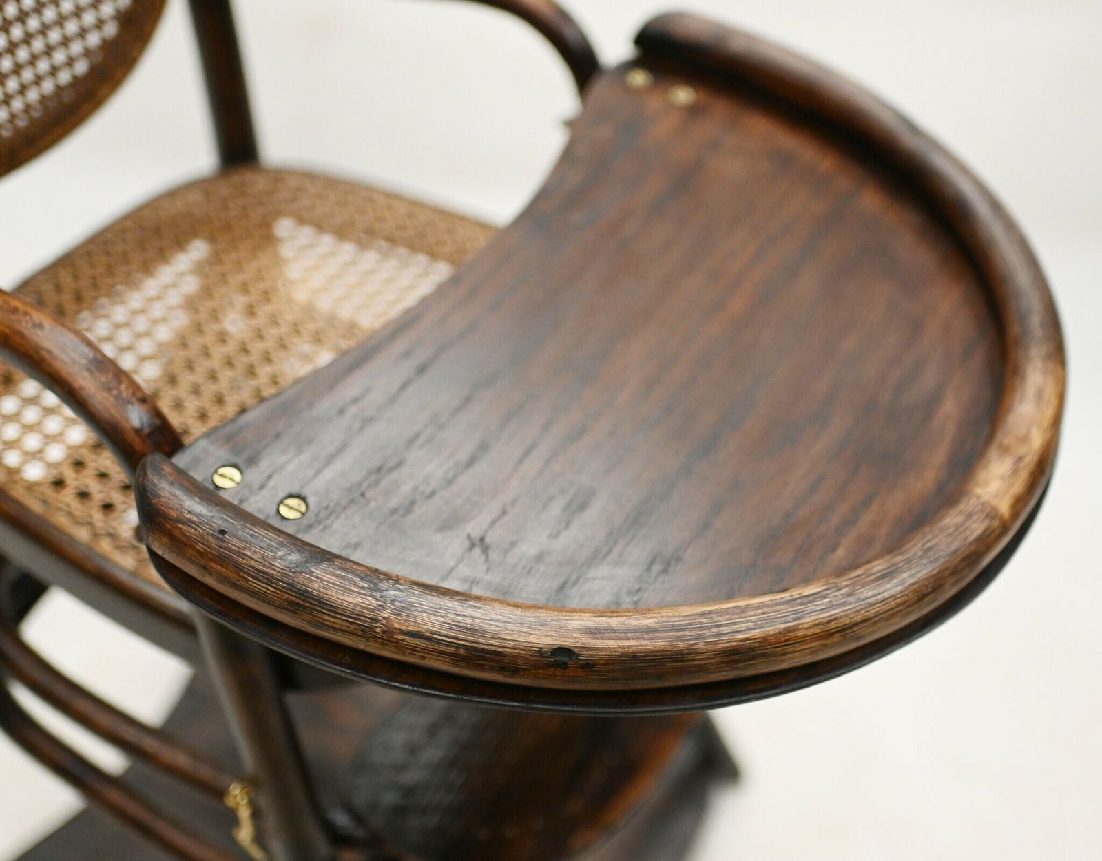 photo furniture Antique High Chair Childrens Seat Arts And Crafts