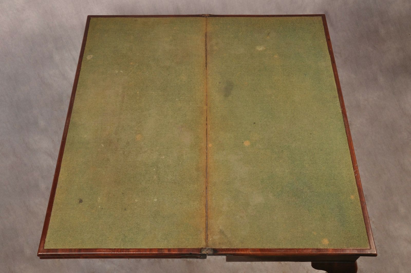 Fine 18th Century Mahogany Triple Top Card Table photo vintage