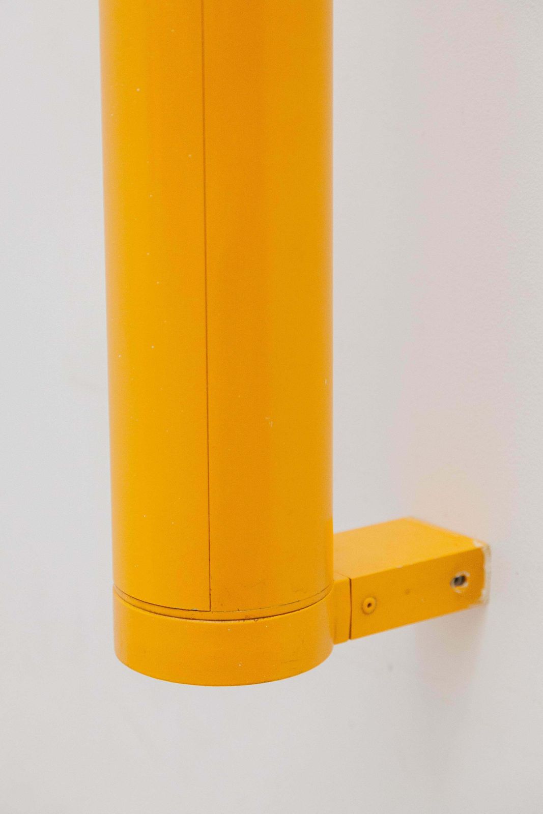 Yellow Metal And Fluorescent Tube Wall Lamp, 1970s, Germany photo buy