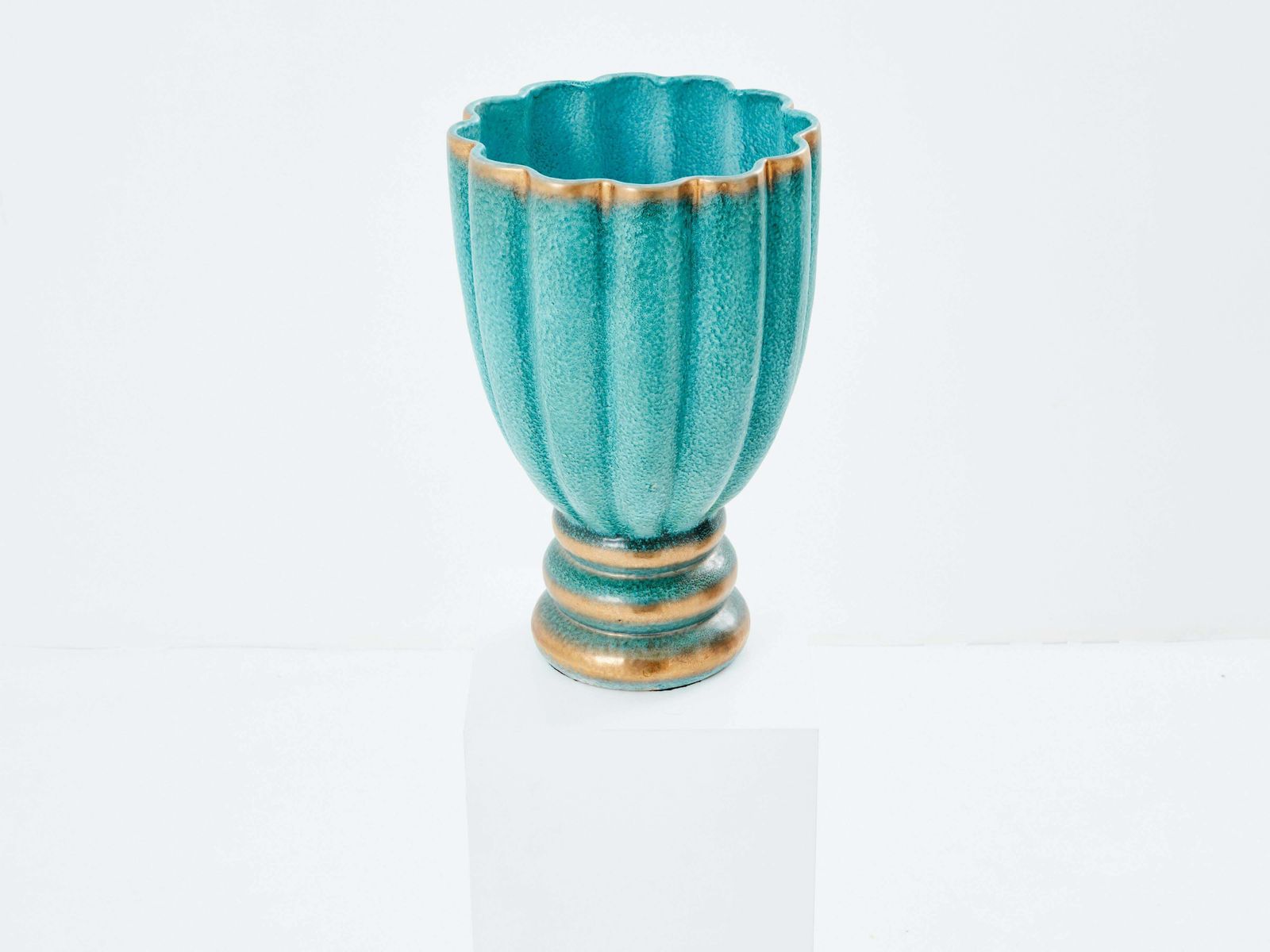 Grand vase en céramique de Deruta, Gabriele Bicchioni, 1930 photo 4550.0