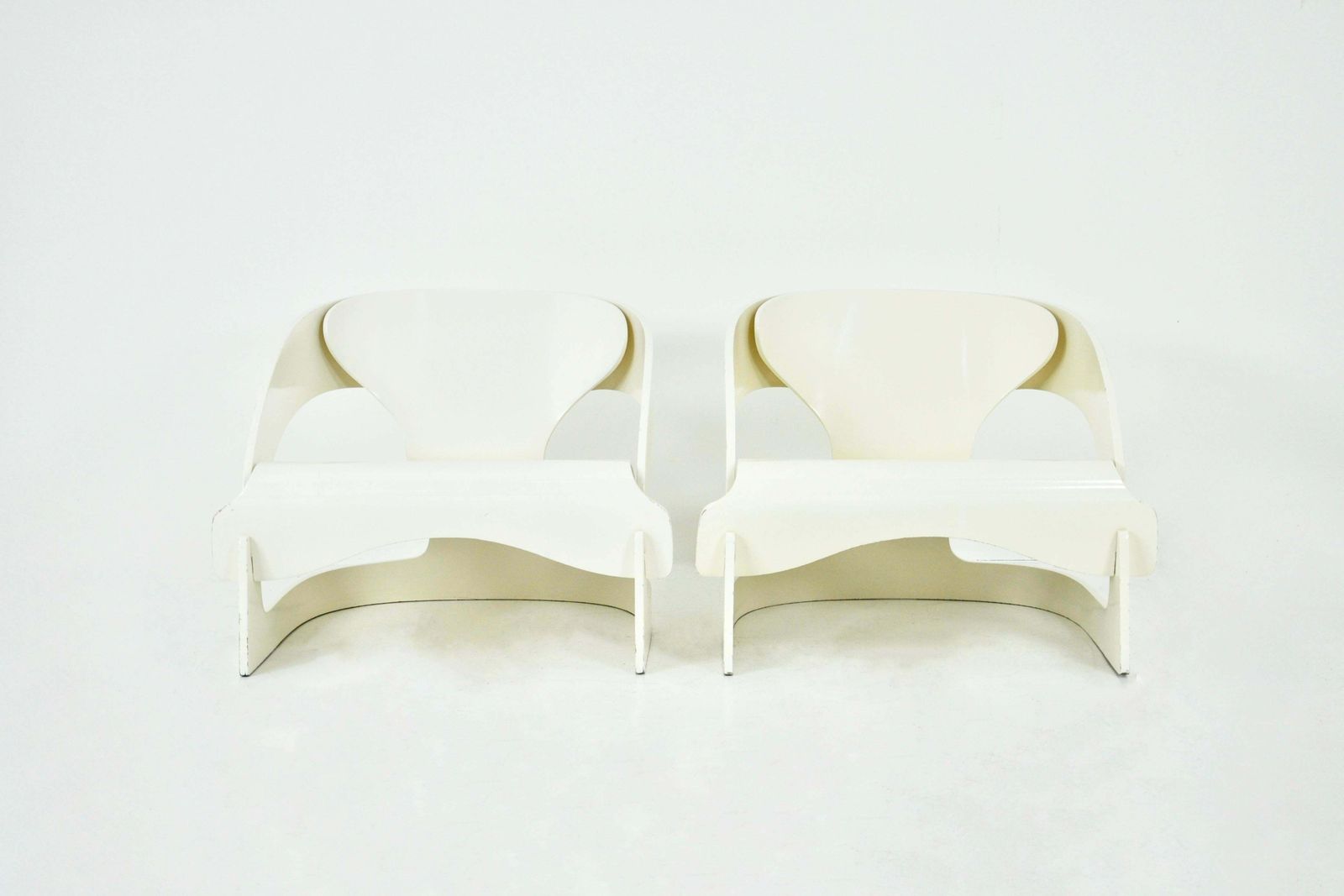 Model 4801 Armchairs By Joe Colombo For Kartell, 1960s, Set Of 2 photo Furniture