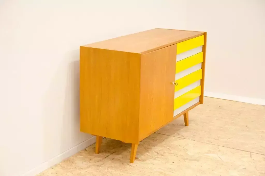 Mid Century Chest Of Drawers U 458 By Jiri Jiroutek, Czechoslovakia, 1960´S photo Furniture