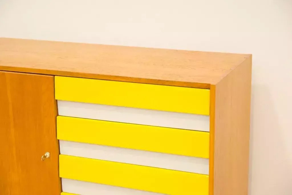 Mid Century Chest Of Drawers U 458 By Jiri Jiroutek, Czechoslovakia, 1960´S photo vintage