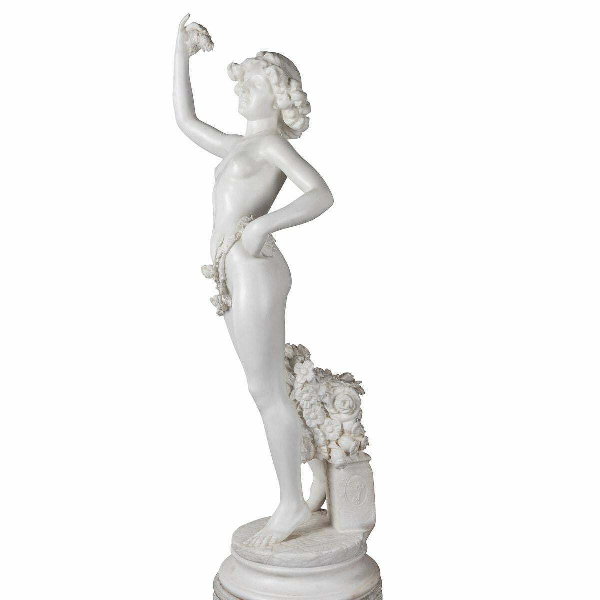 19th Century Italian Marble Figure Of A Nude, Adolfo Cipriani (1880 1930) photo for sale