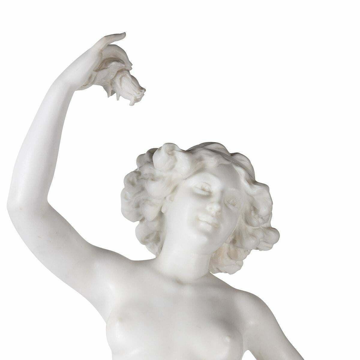 19th Century Italian Marble Figure Of A Nude, Adolfo Cipriani (1880 1930) photo vinterior