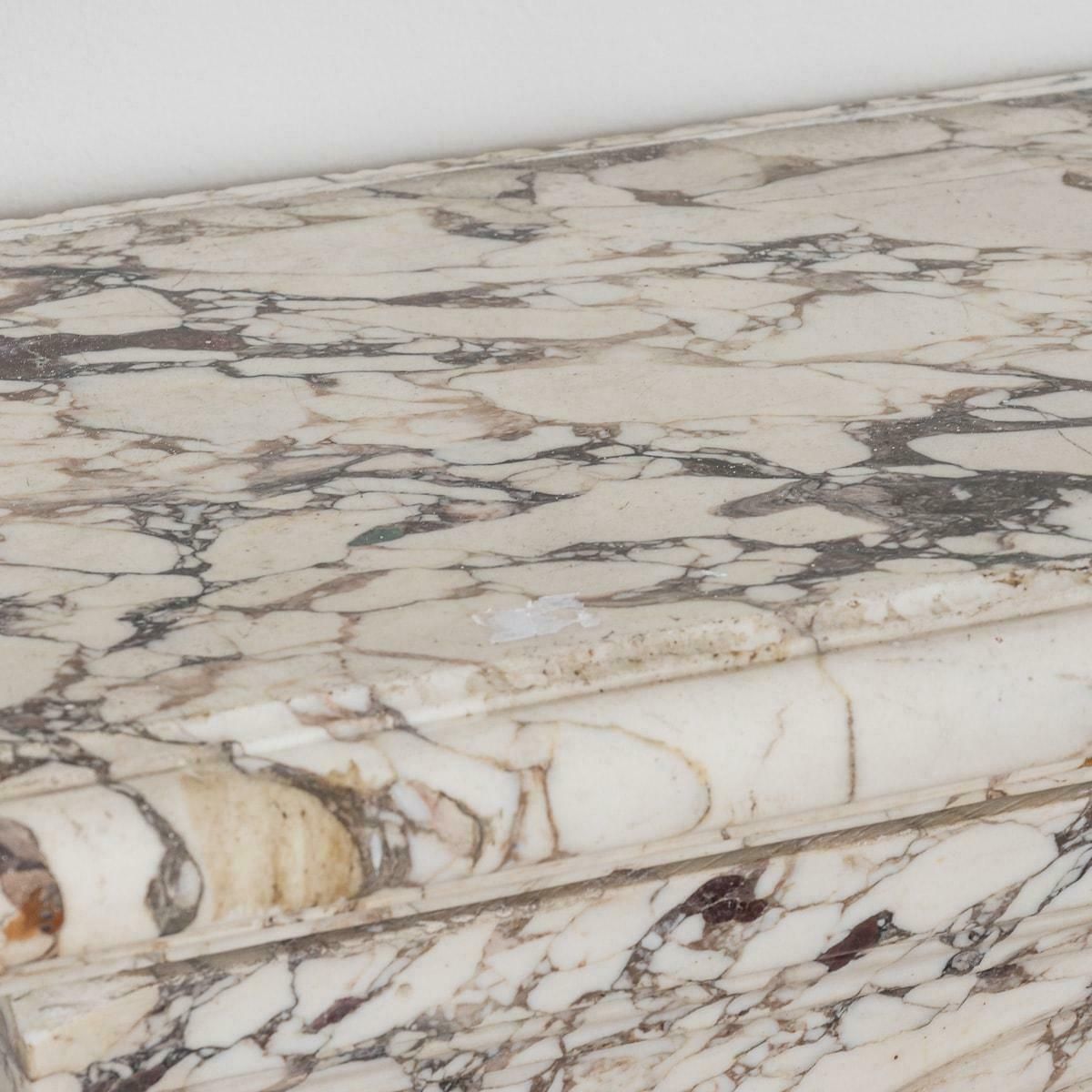 19th Century French Ormolu Mounted Breche Violette Marble Fireplace C.1870 photo Home Fixtures