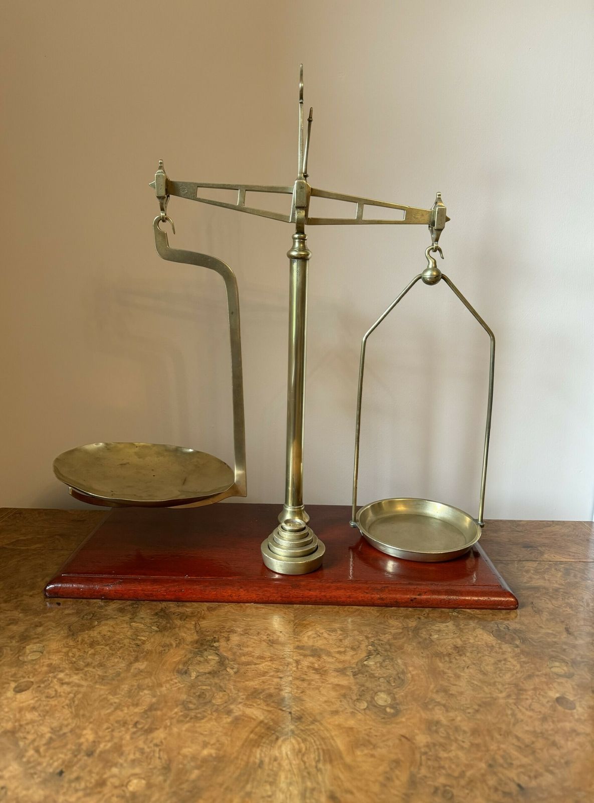 Quality Large Pair Of Victorian Scales By Parnall & Sons Of Bristol photo Home Decor
