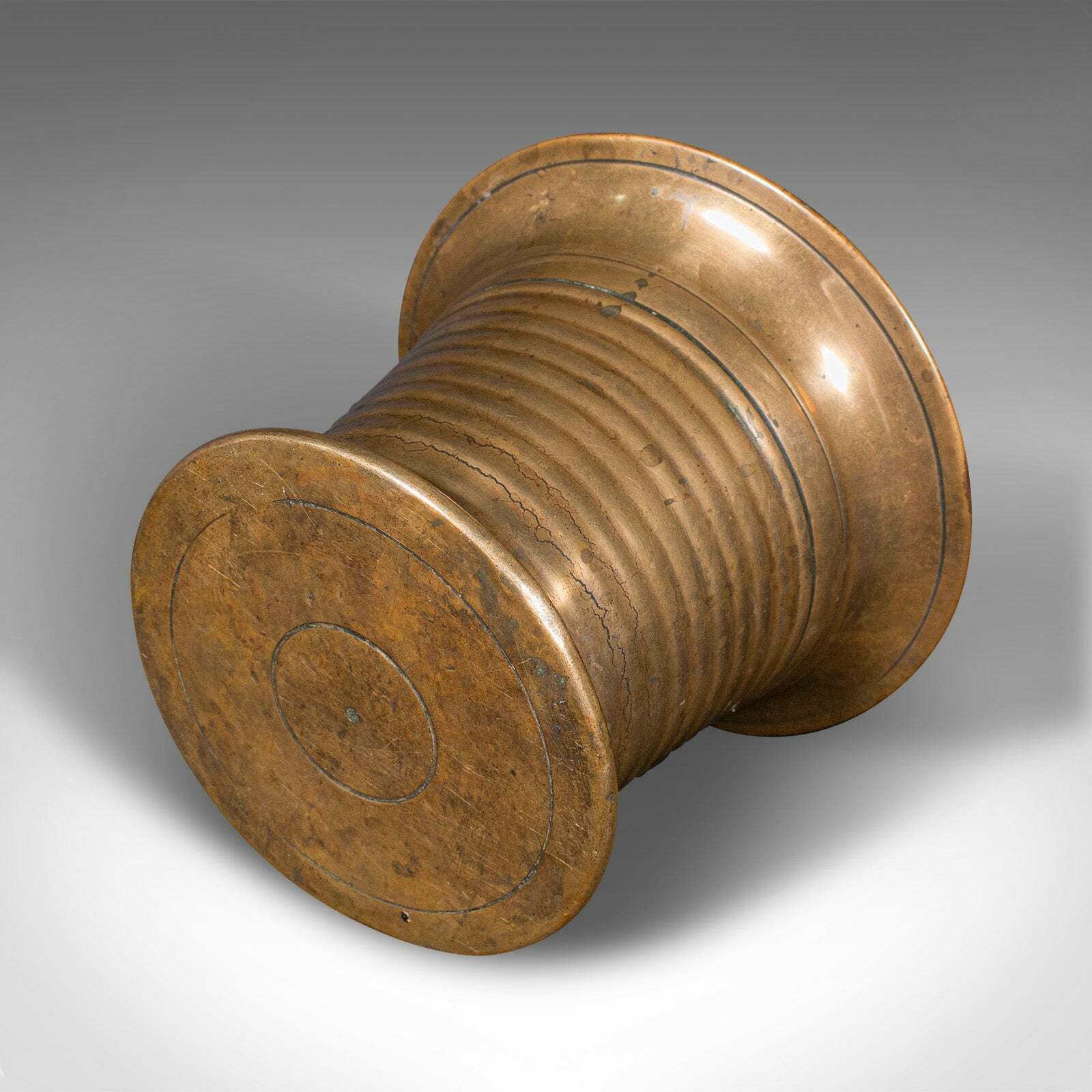 photo furniture Antique Mortar And Pestle, English, Brass Apothecary Instrument, Victorian, 1850