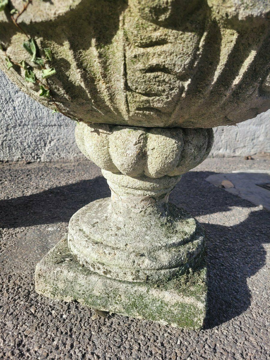 Fruit Bowls, Stone Garden Vases, Early 20th Century photo for sale