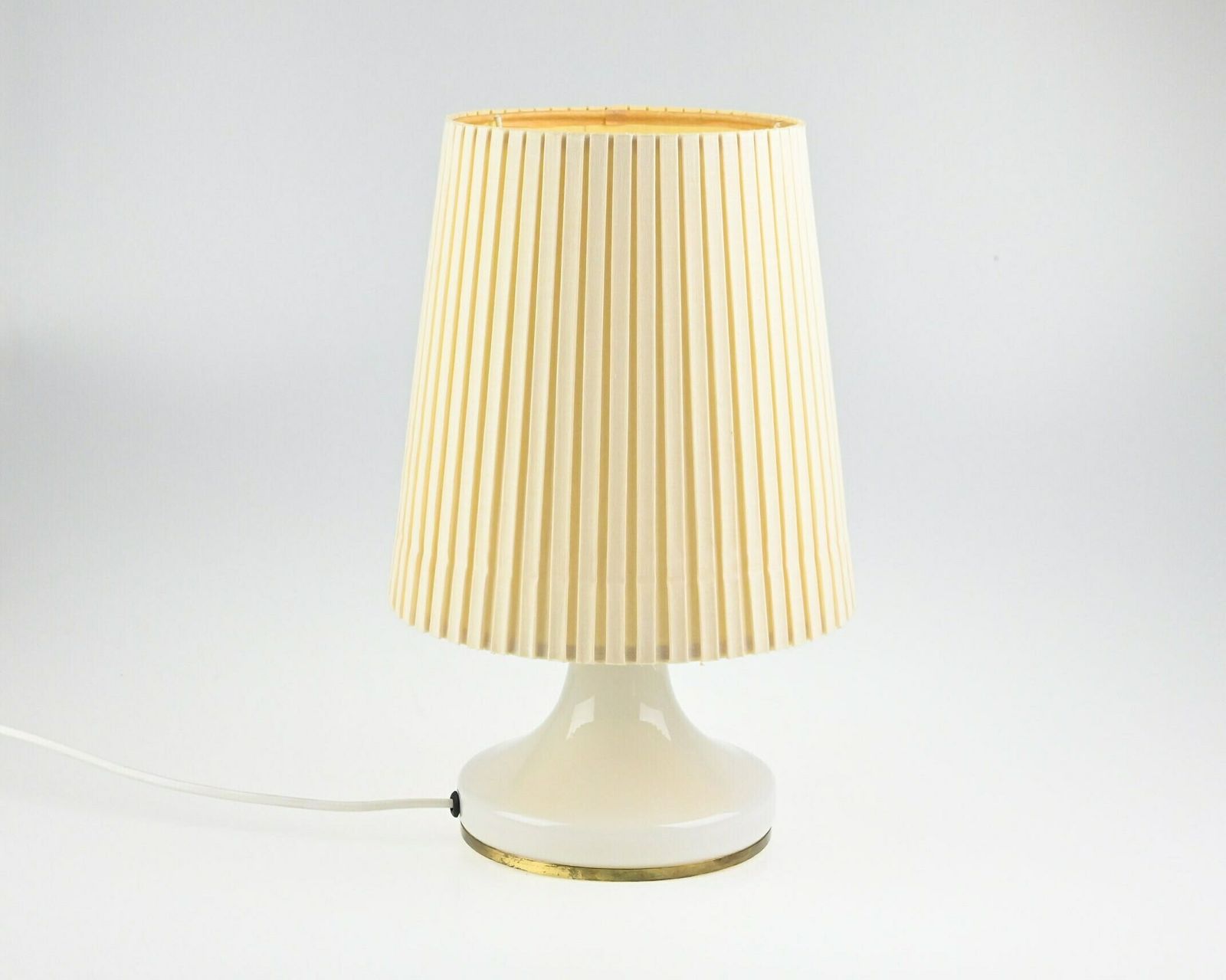 Glass Lamp, Desk Lamp, Mid Century Lamp, Table Lamp, Bedside Lamp, Mid Century Light, Modern Lamp, Vintage Light, Vintage Lighting