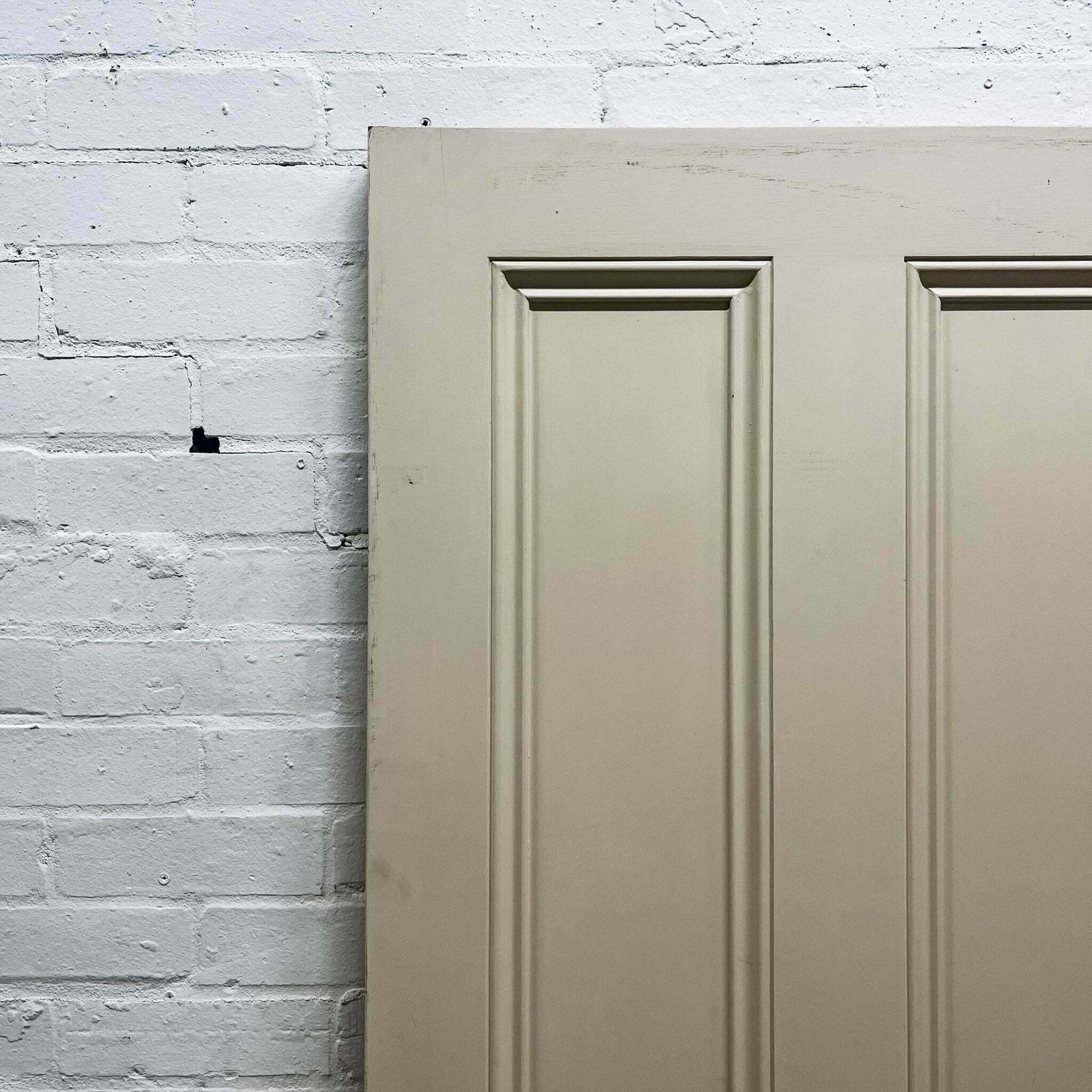 Victorian 4 Panel Antique Door   203cm X 73cm photo for sale
